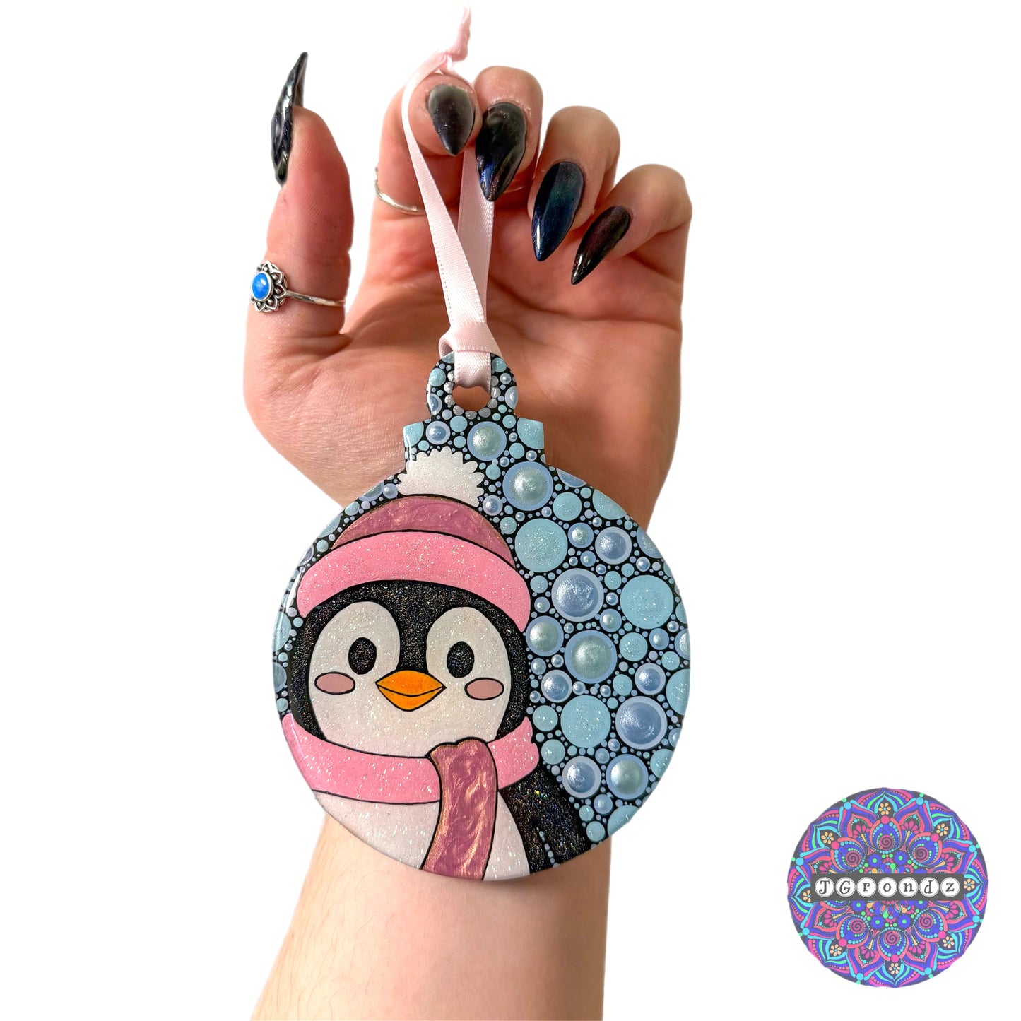 Penguin 4” Wood Ornament