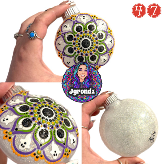 3” Halloween Mandala Ornament