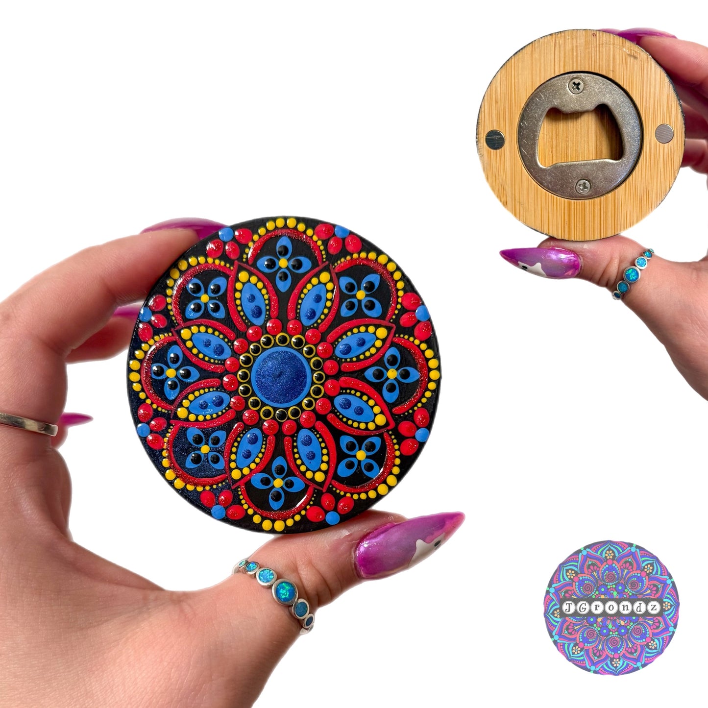 Mandala Magnet Bottle Opener