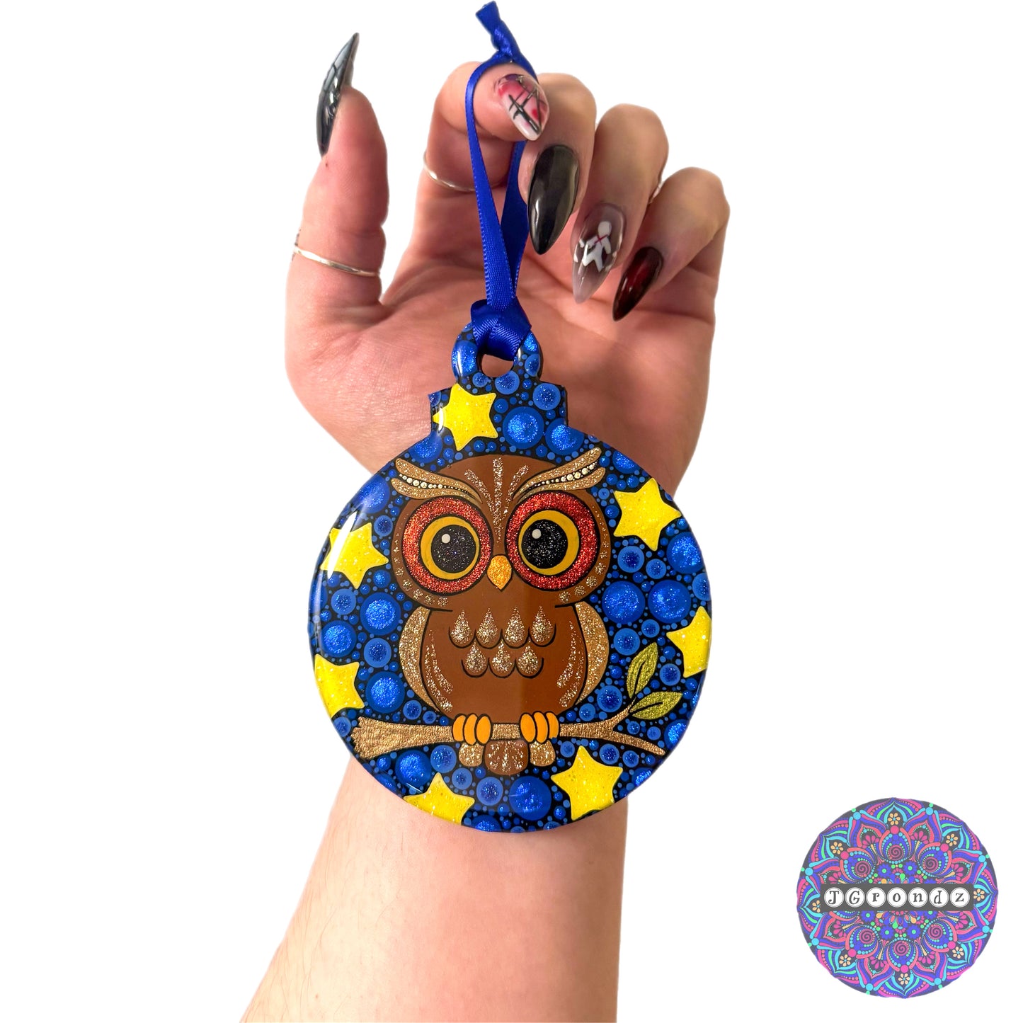 Owl 4” Wood Ornament