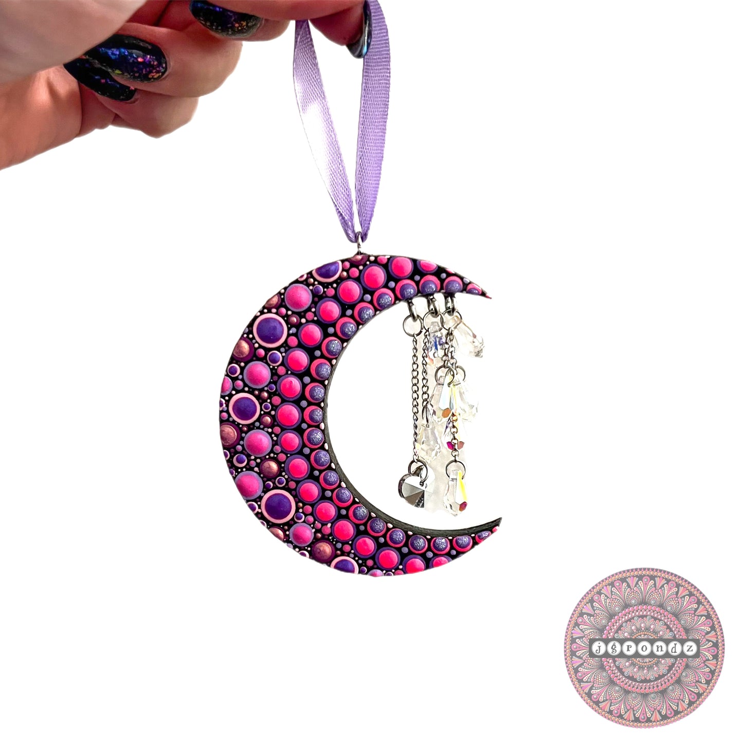 Mandala Moon Suncatcher