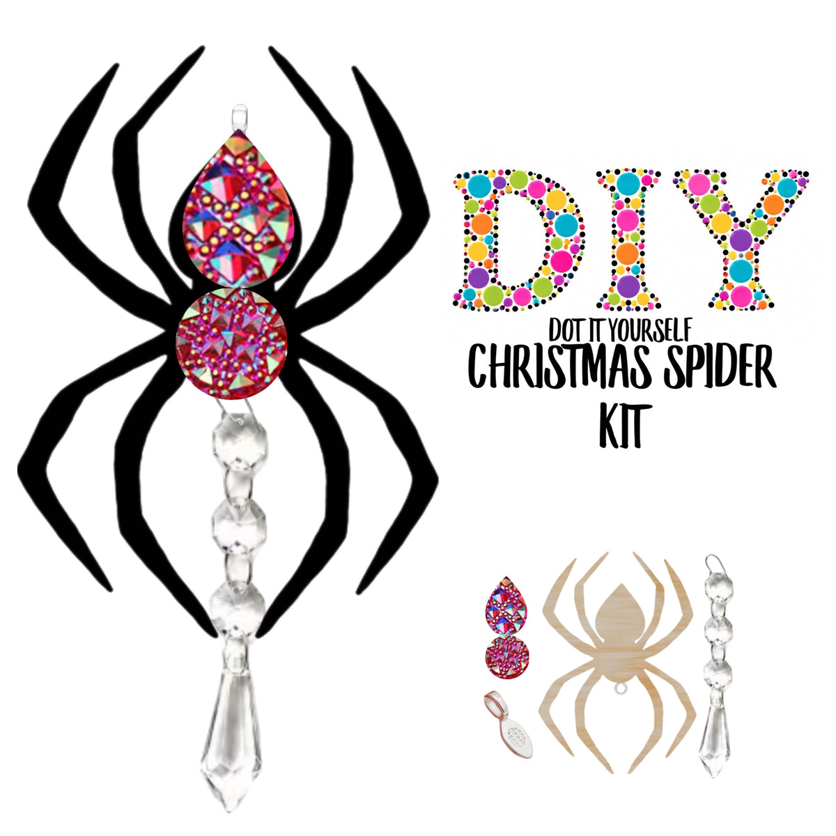 DIY Christmas Spider Kit