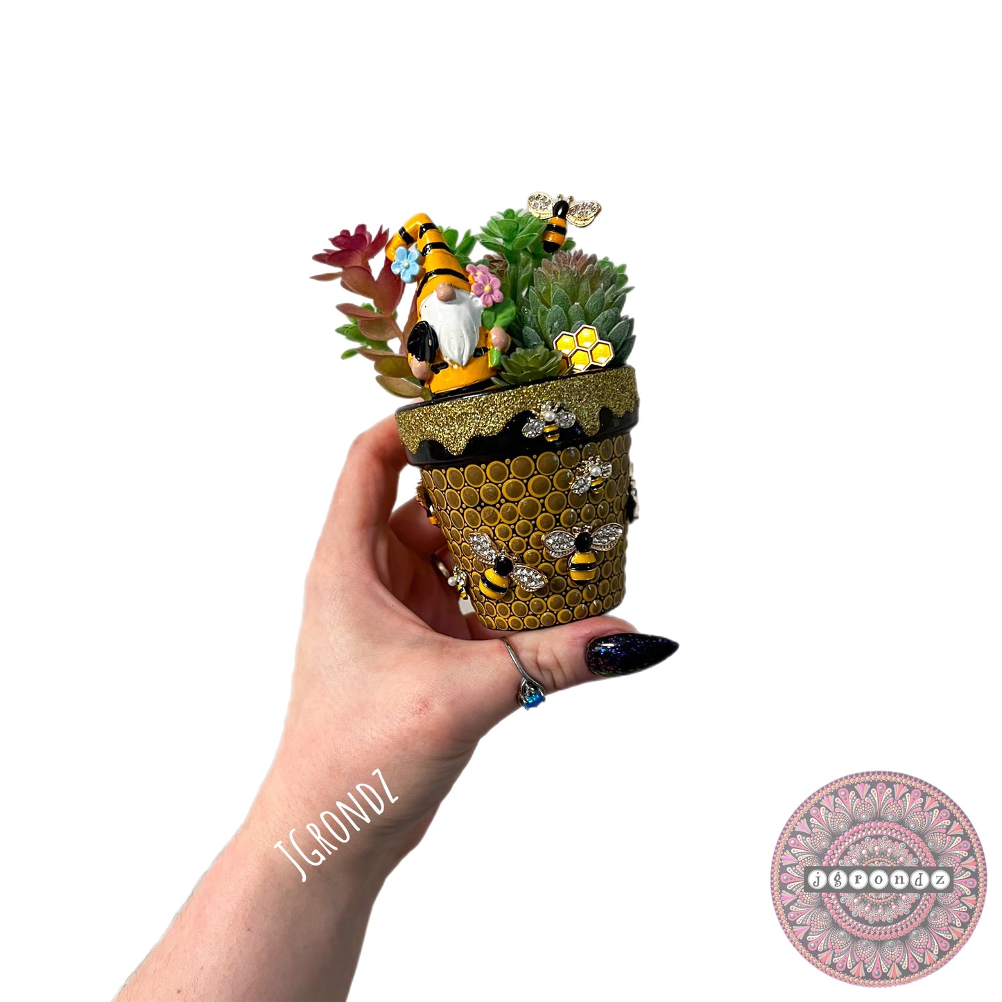Bee Hive Pretty Pot