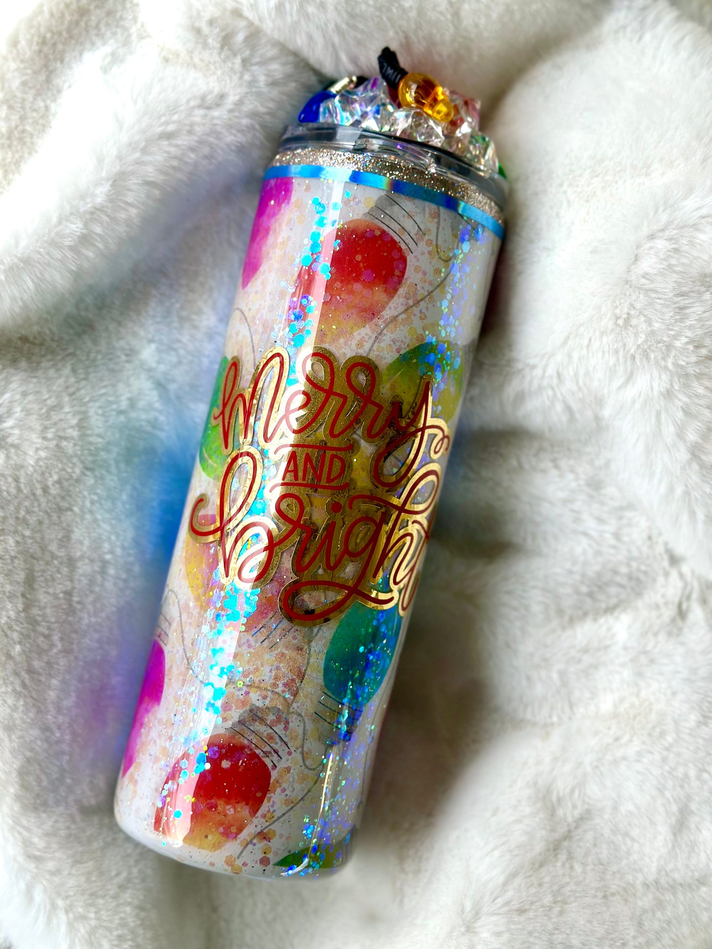 Christmas Light with Topper 20oz