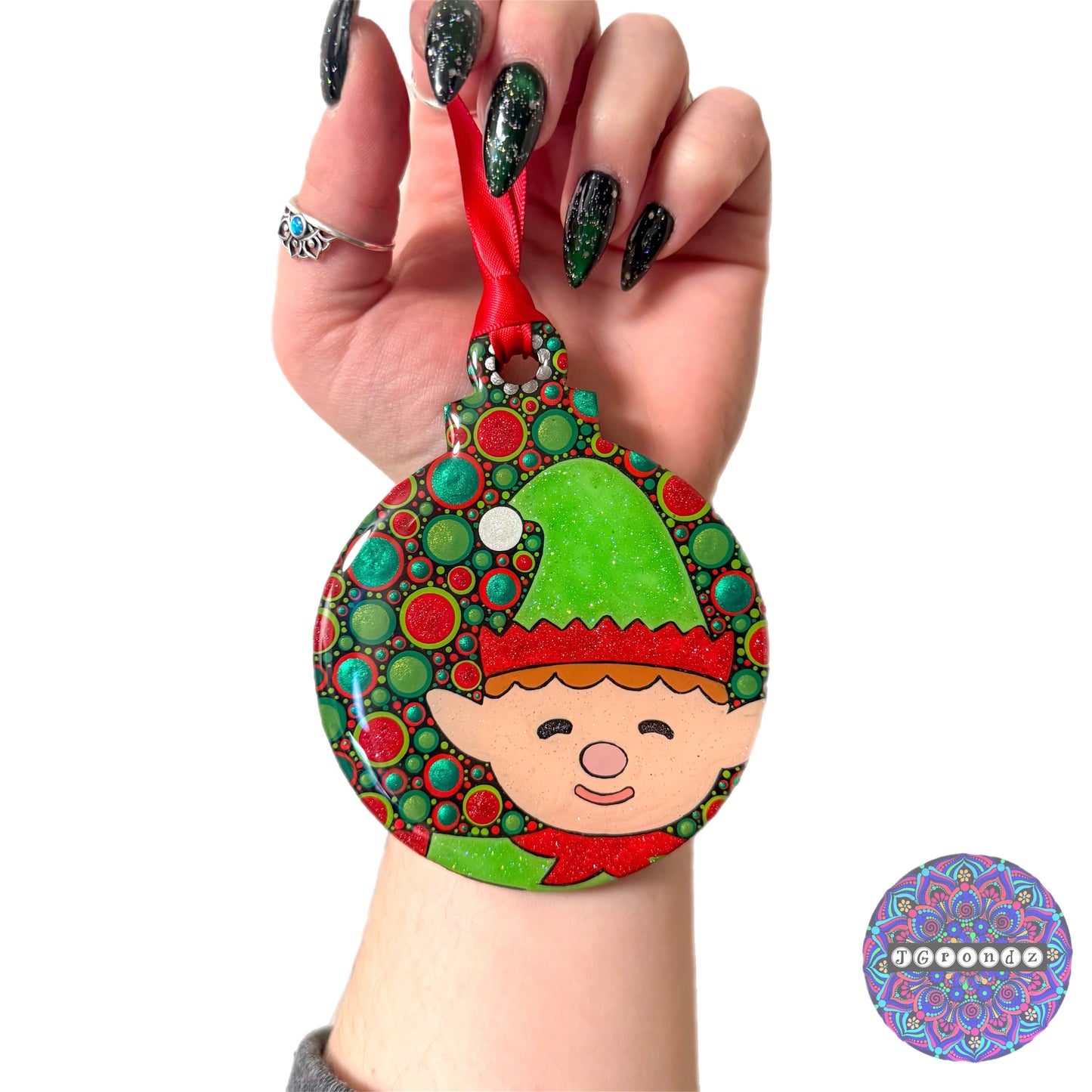 Elf 4” Wood Ornament