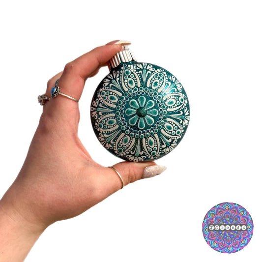 3” Mandala Glitter Ornament