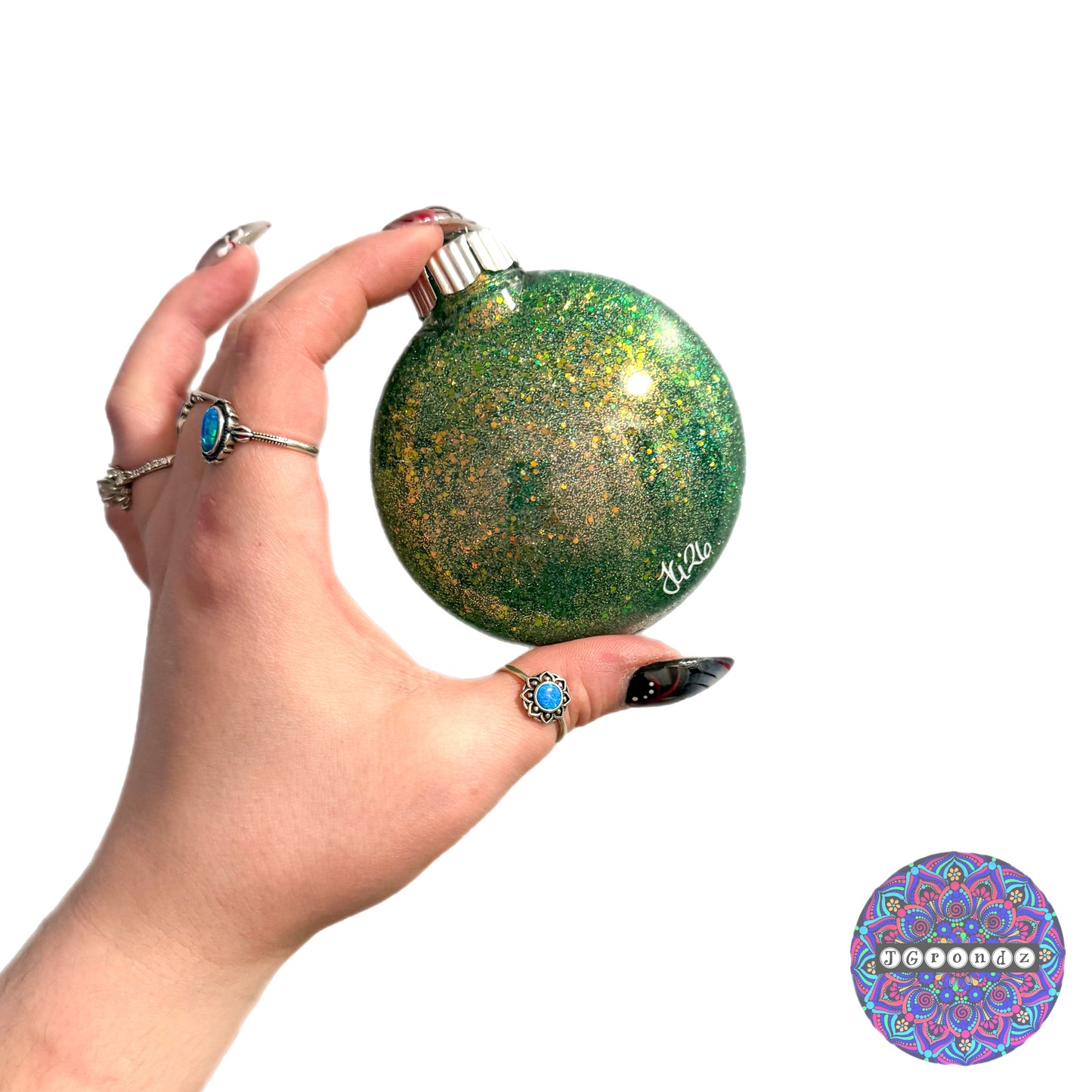 3” Ladybug Mandala Ornament