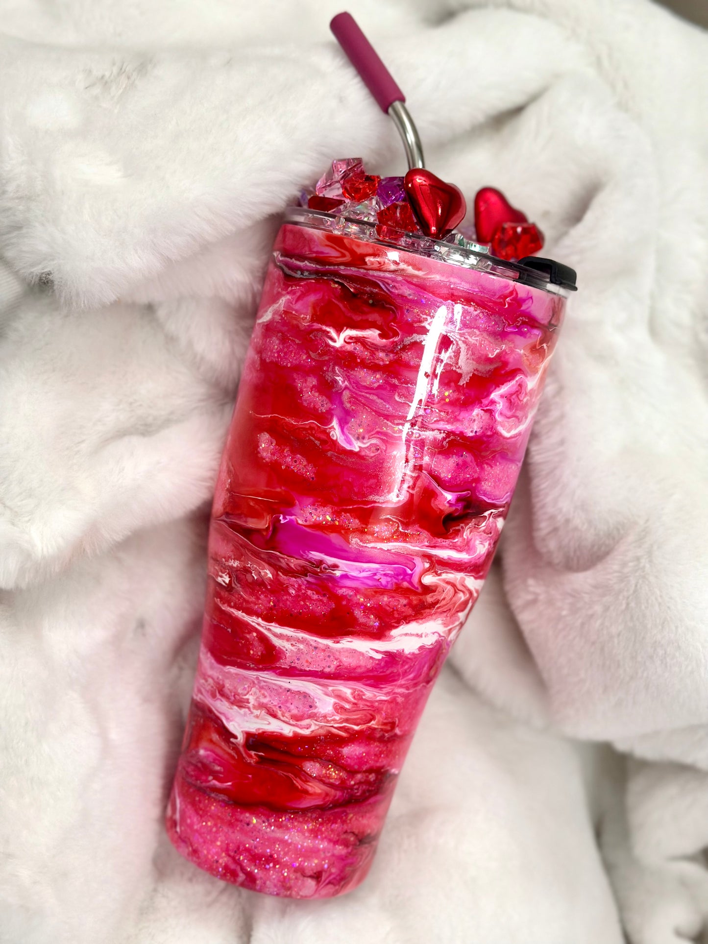 Pink/Red Swirl Valentine’s 32oz