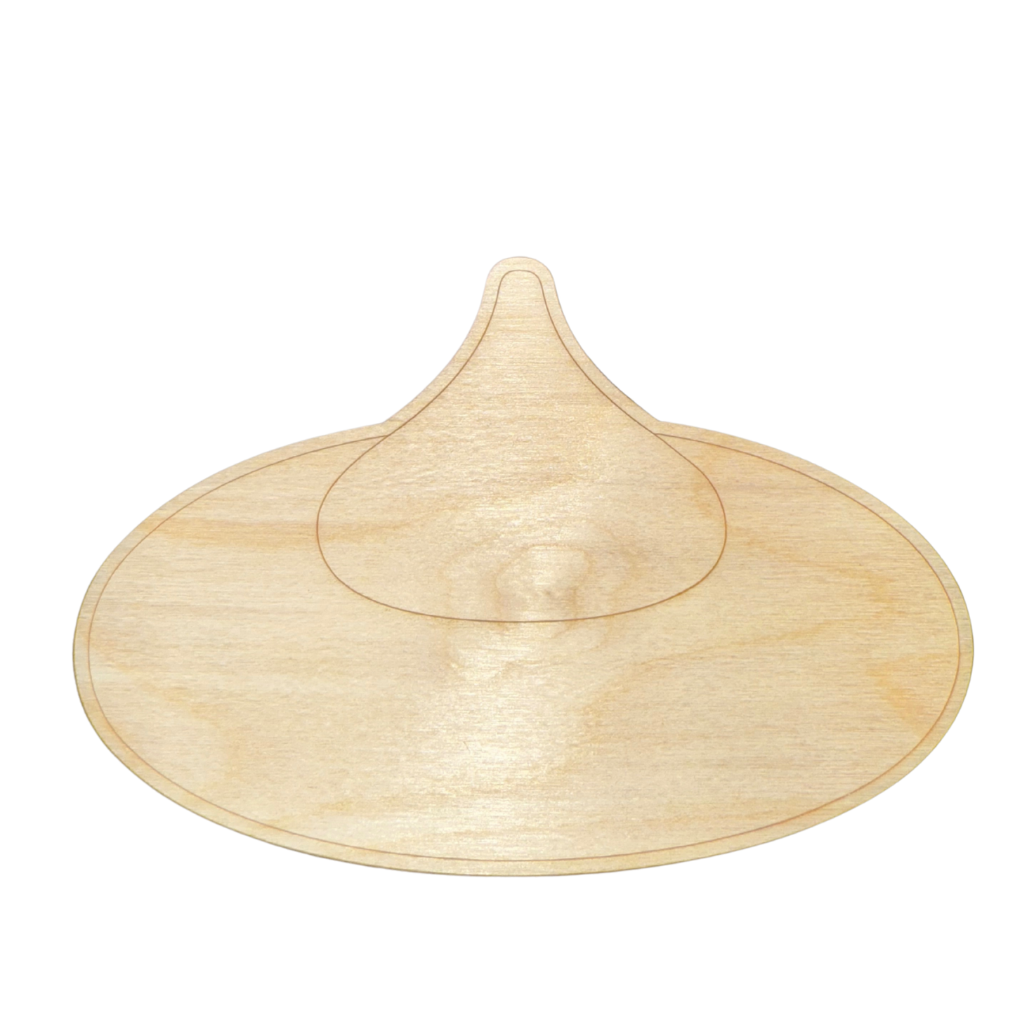 Unfinished Wood Etched Peanut Butter Cookie Shape | Paint By Line Crafts | up to 30" DIY