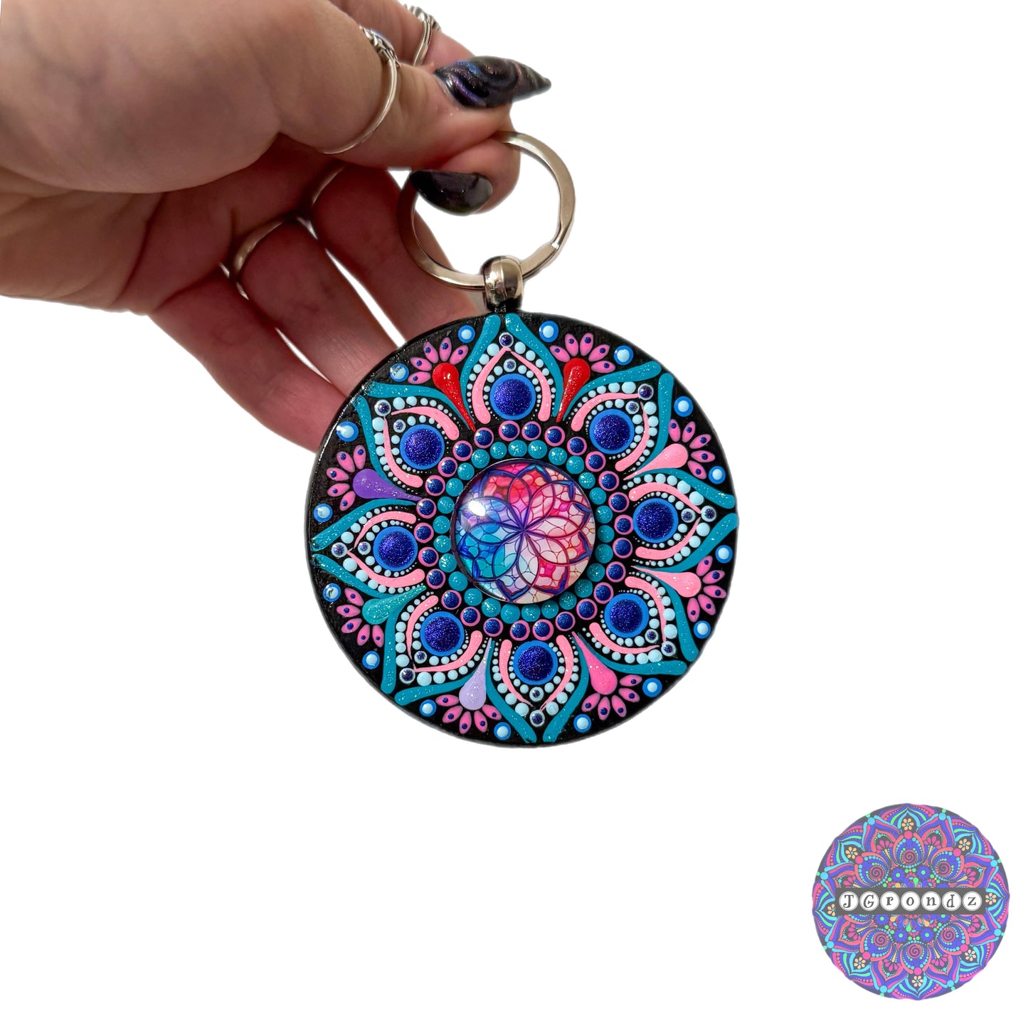 Mandala Purse Pendant 3”