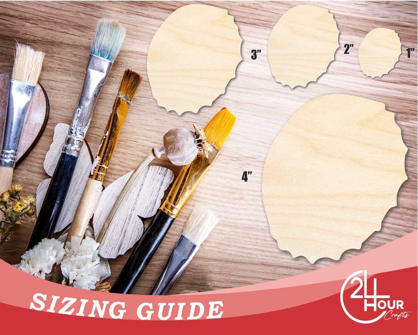 Unfinished Bottle Cap Shape | DIY Craft Cutout | up to 46" DIY