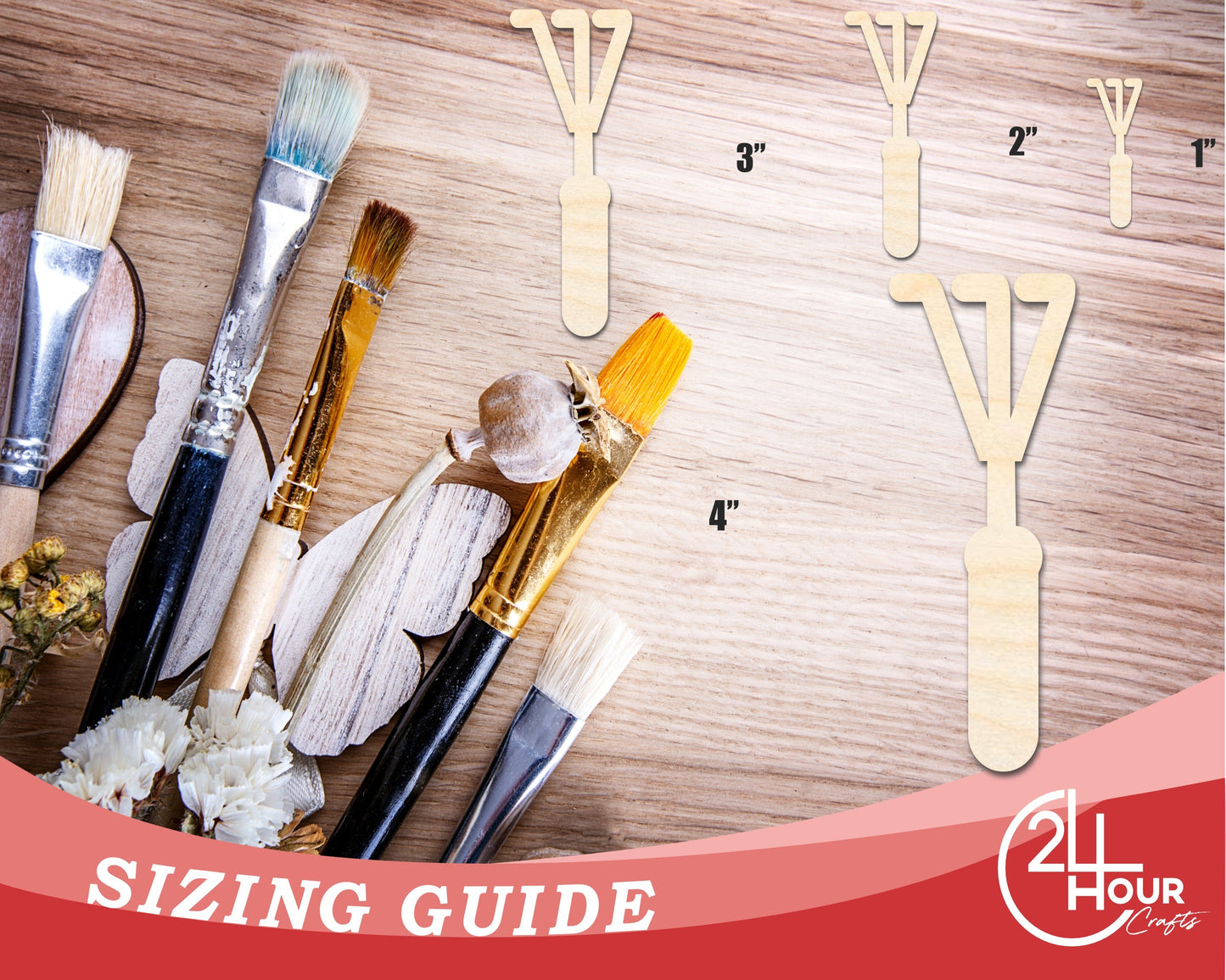 Unfinished Garden Rake Shape | DIY Craft Cutout | up to 46" DIY