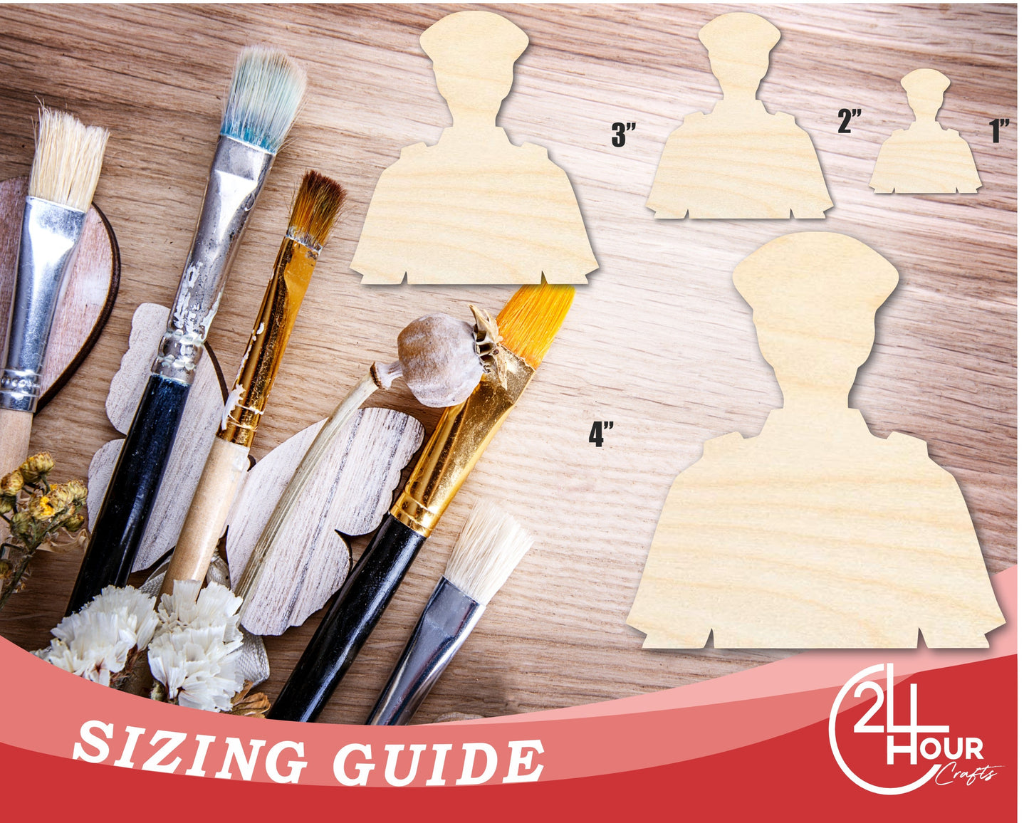 Unfinished Police Officer Shape | DIY Craft Cutout | up to 46" DIY