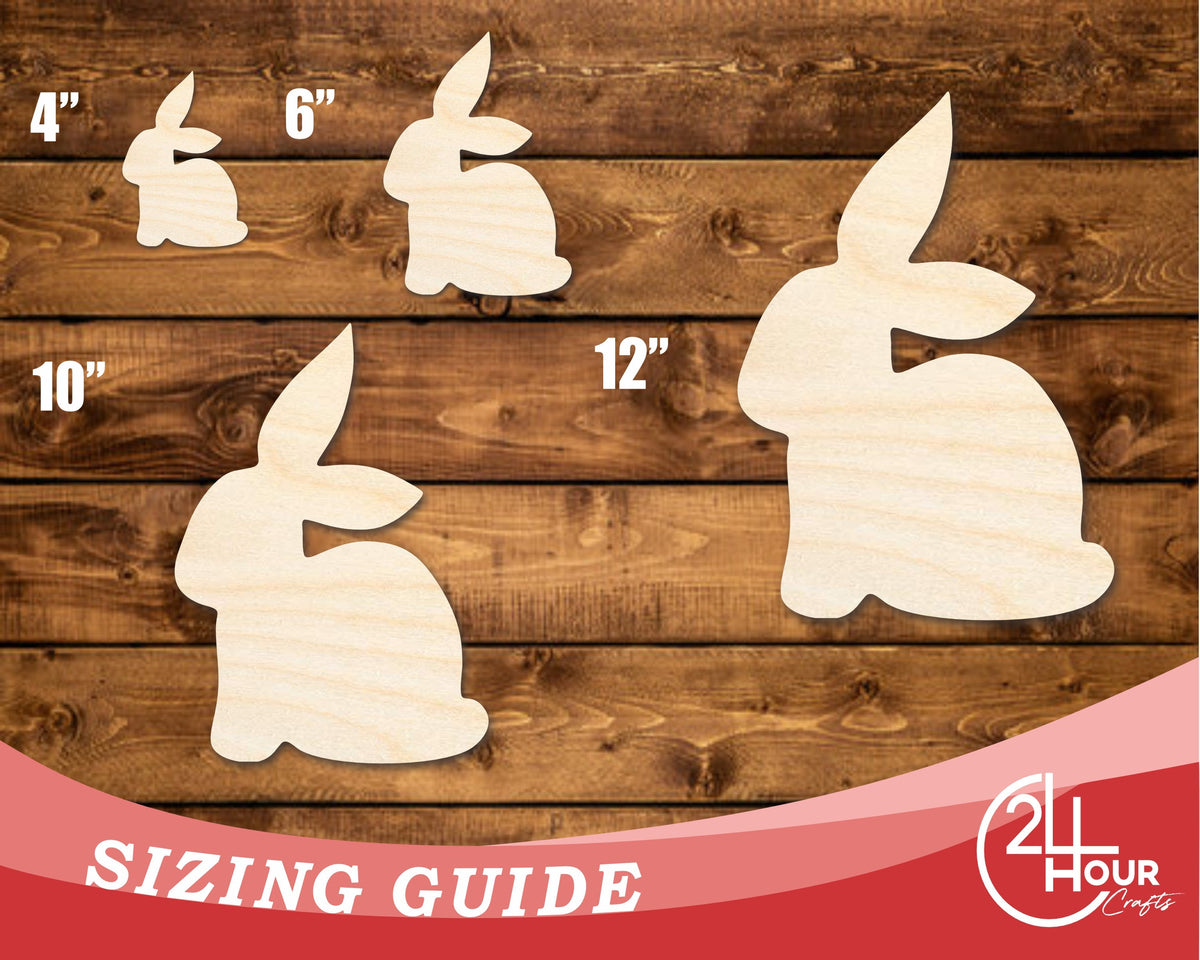 Unfinished Wood Bunny | JGrondz | DIY Craft Cutout | up to 46" DIY |