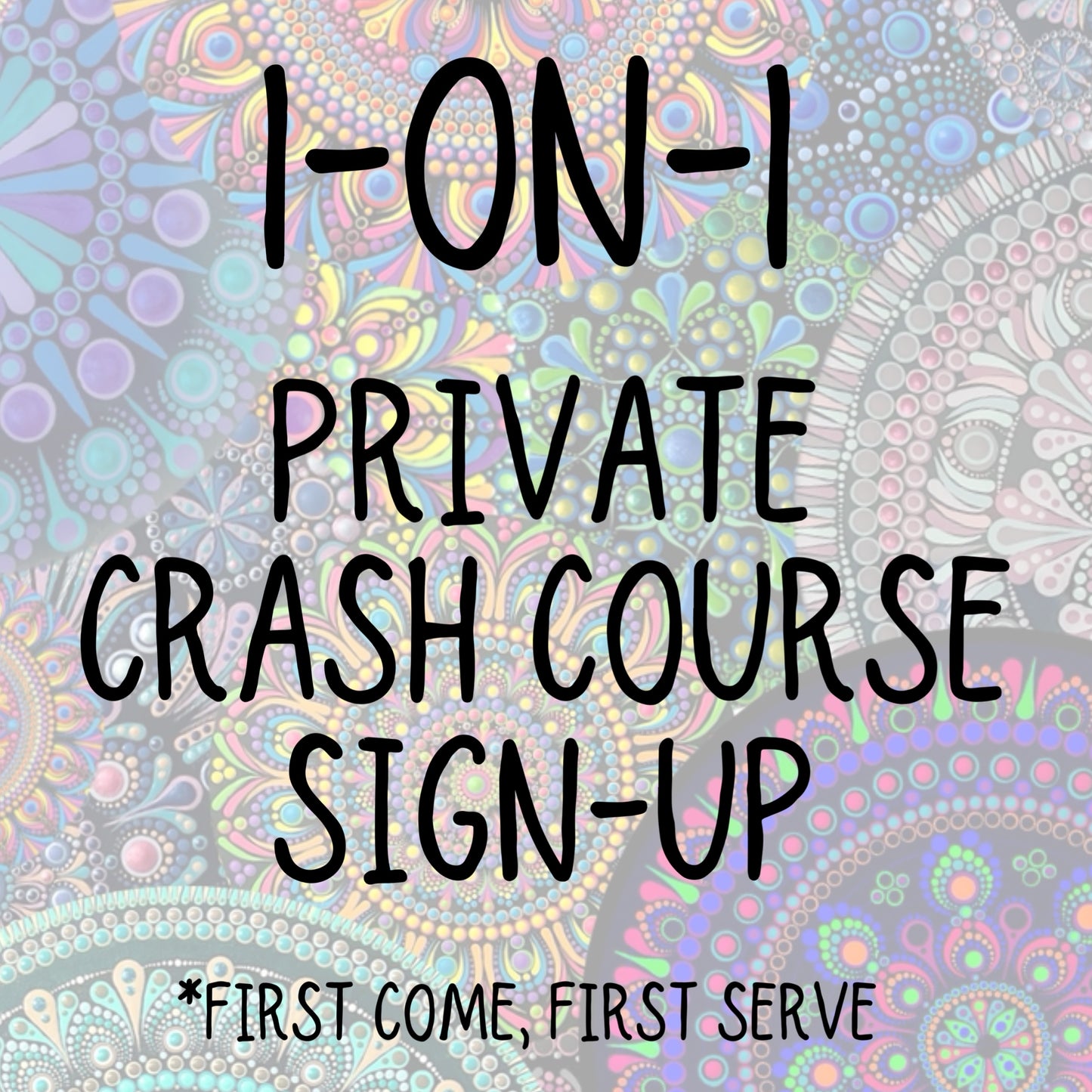 1-on-1 Private Crash Course