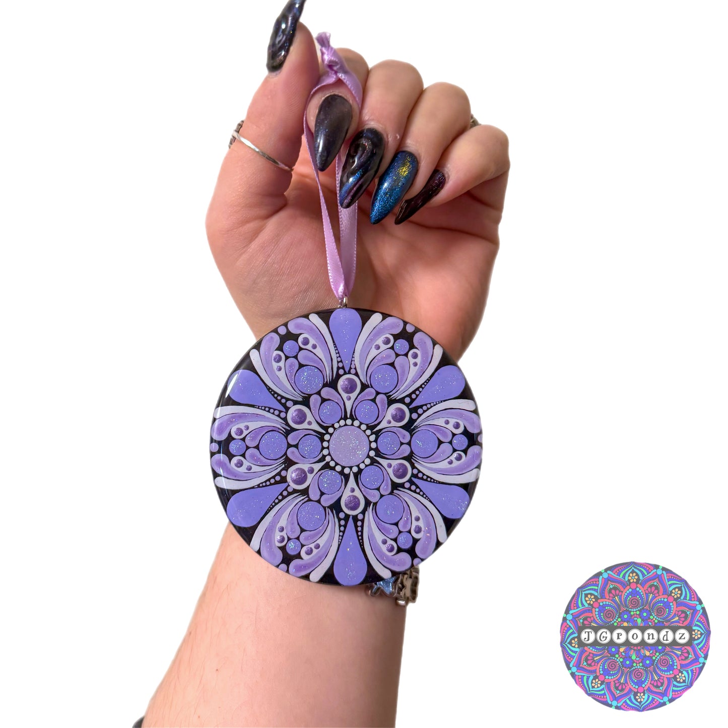 3” Mandala Wood Ornament