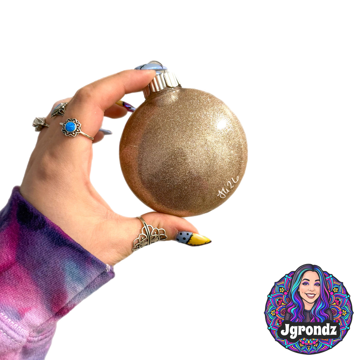 3” Melting Snowman Mandala Ornament