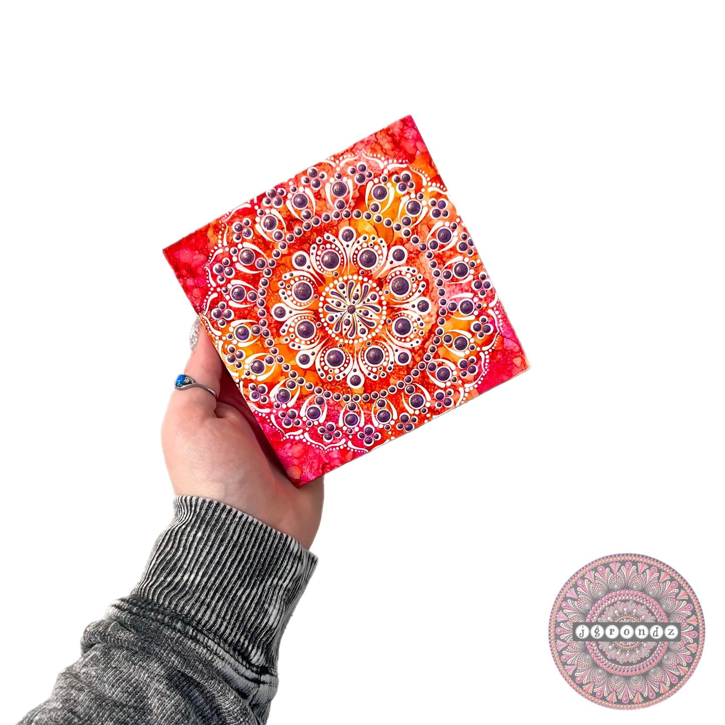 Alcohol Ink & Mandala Painting