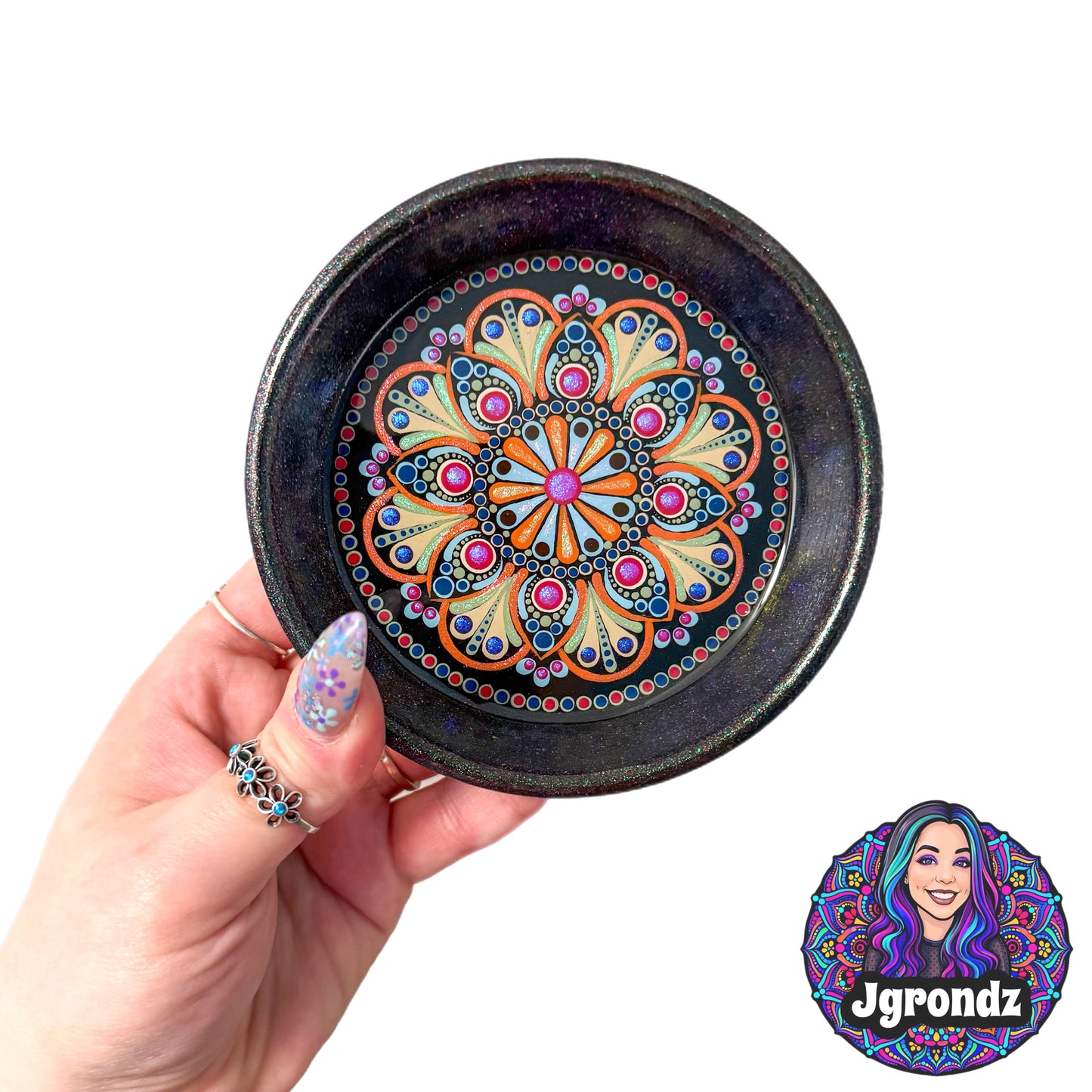 4” Mandala Trinket/Jewelry Dish