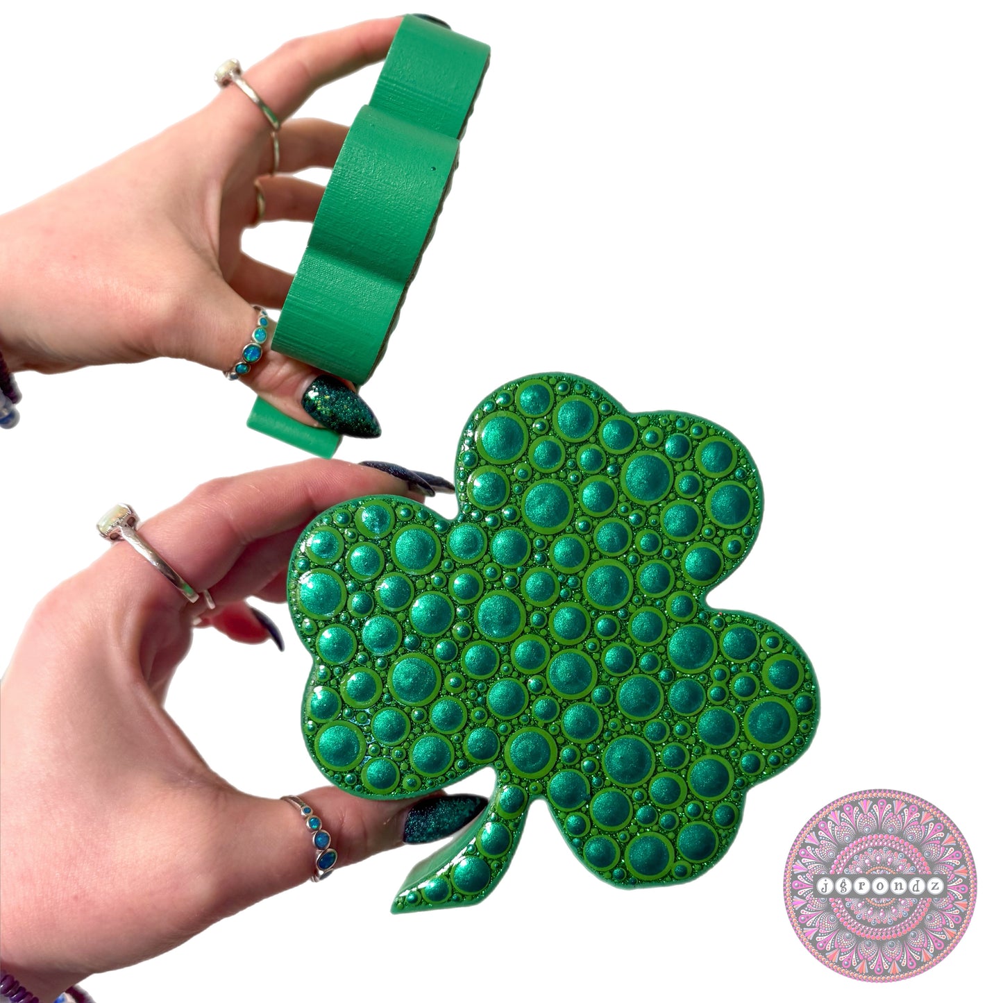 Shamrock Dotted Table Top Decor