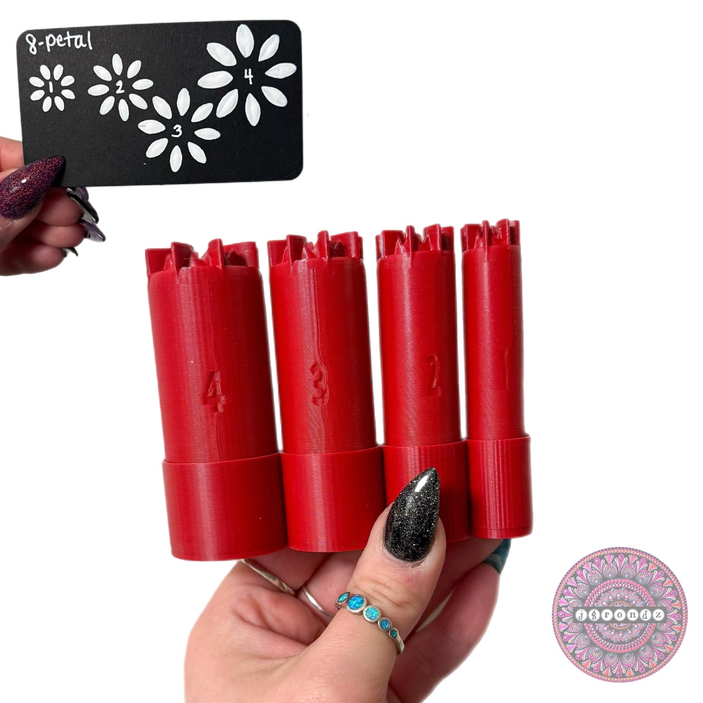 8-Petal Flower Dotting Tools