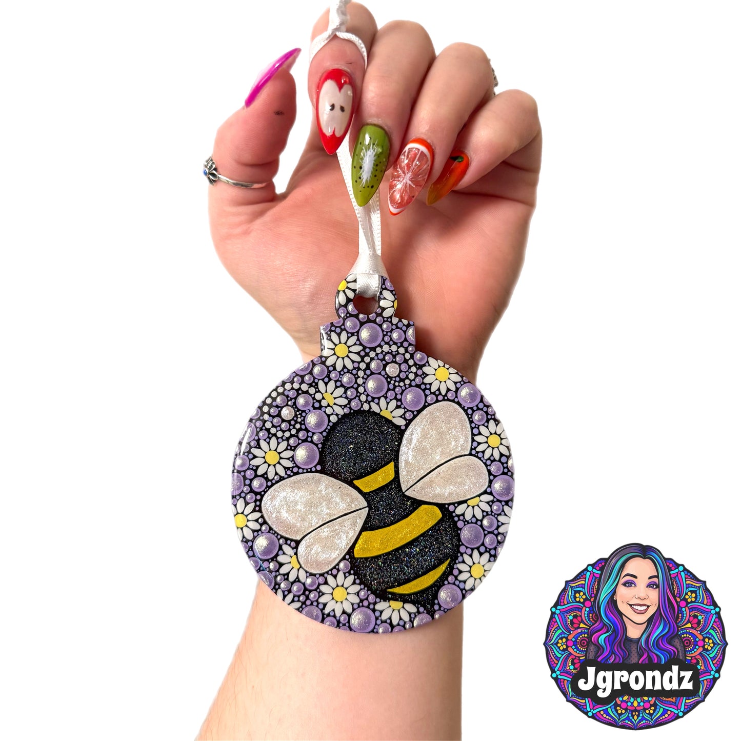 Bee 4” Wood Ornament