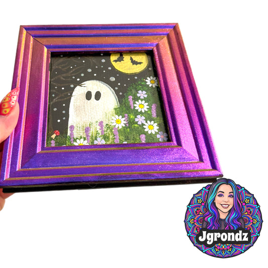 Ghost Picture Frame Painting