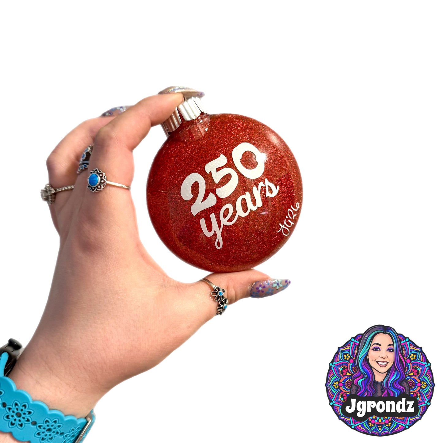 3” 250th Anniversary Mandala Ornament (Copy)