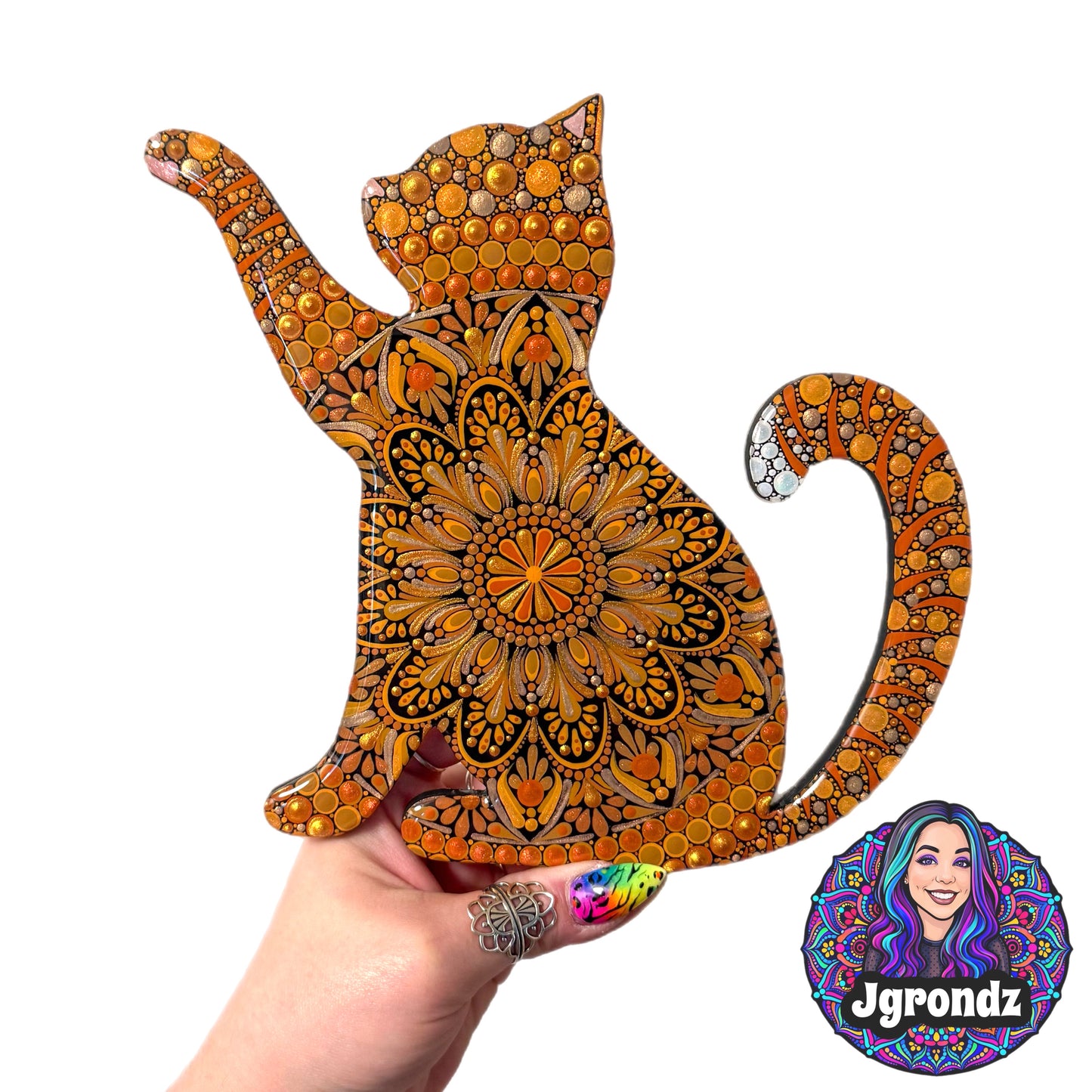 Orange Cat Wall Decor