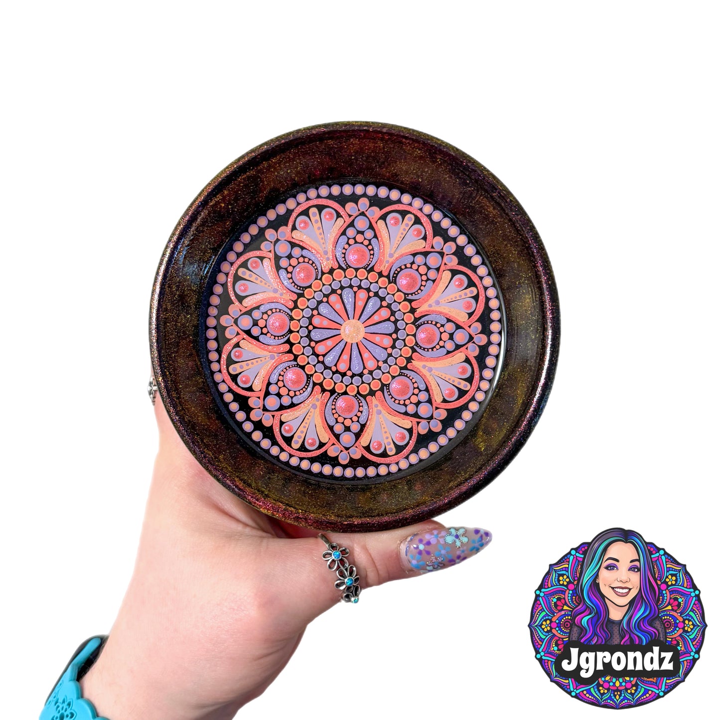 4” Mandala Trinket/Jewelry Dish