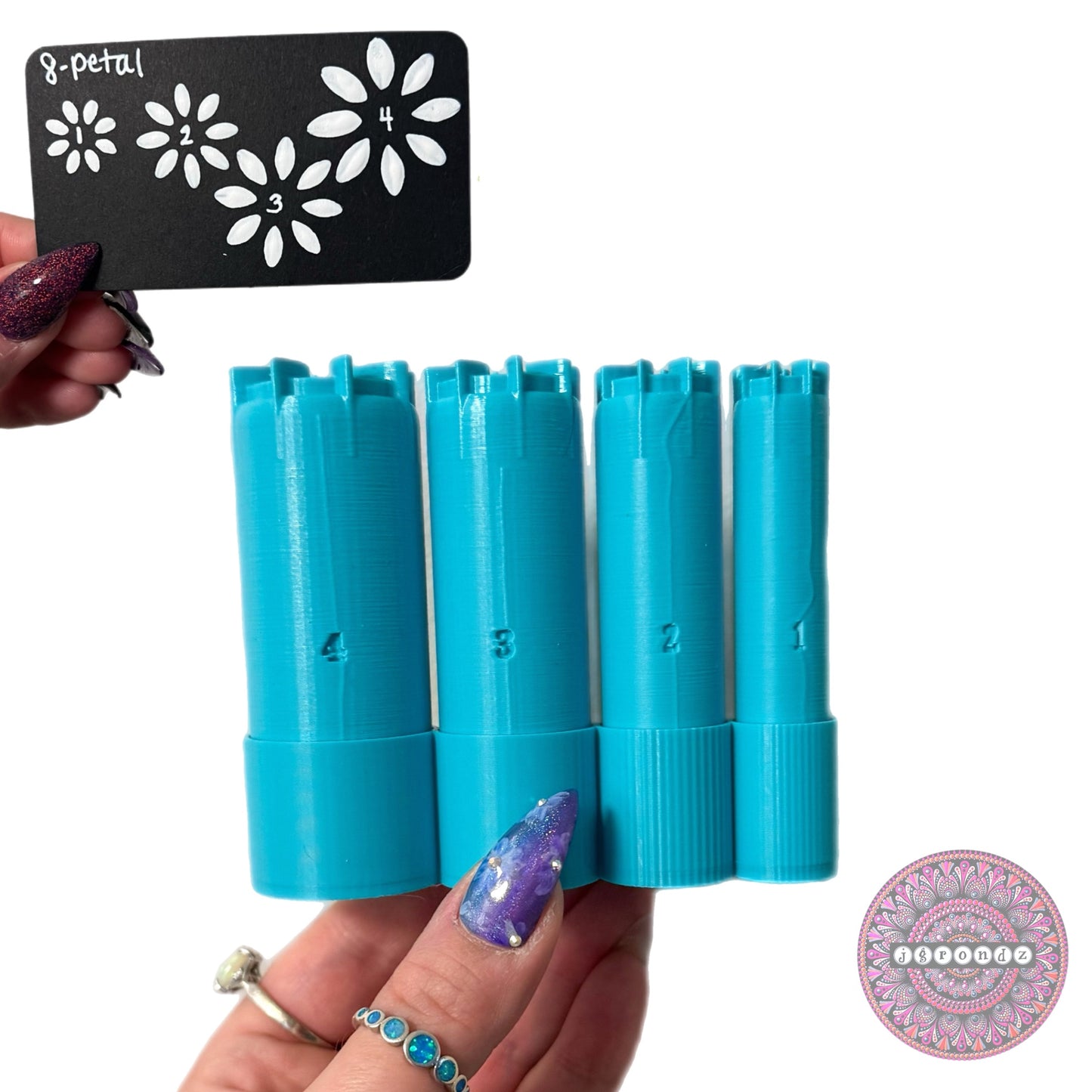 8-Petal Flower Dotting Tools