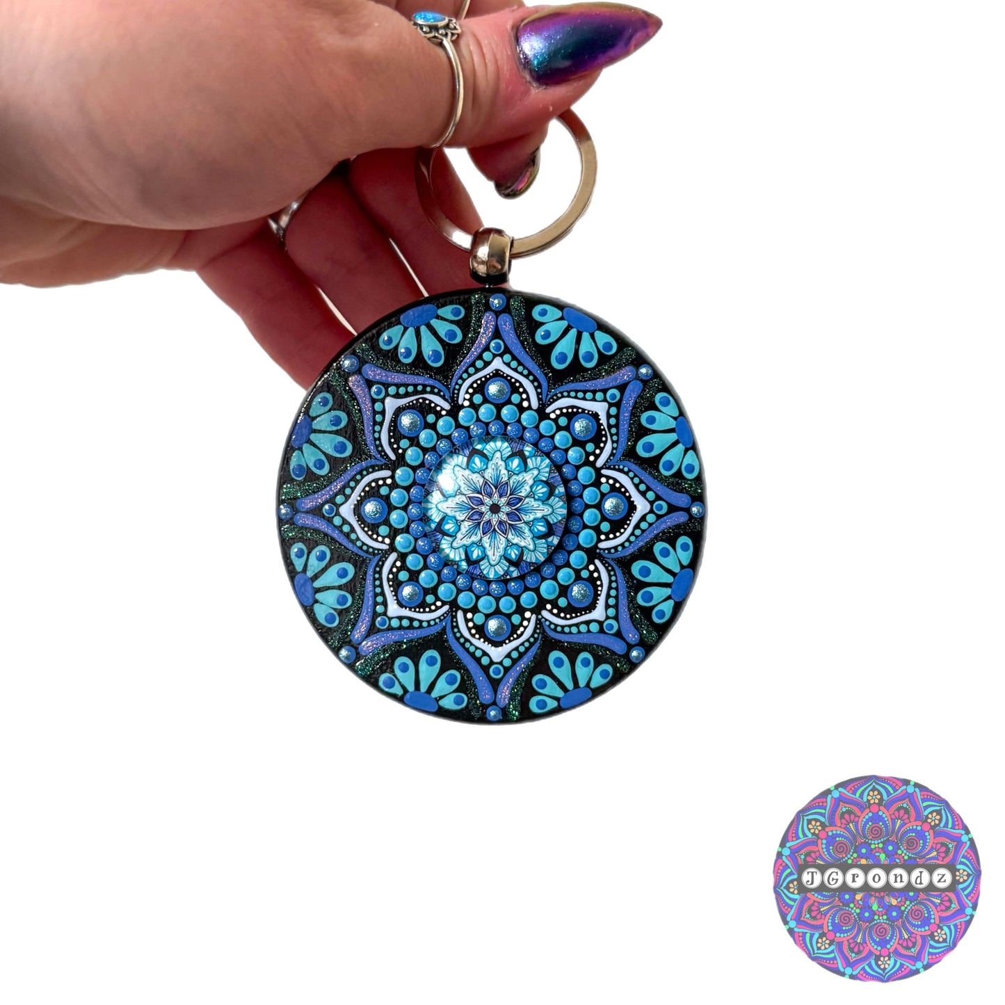 Mandala Purse Pendant 3”