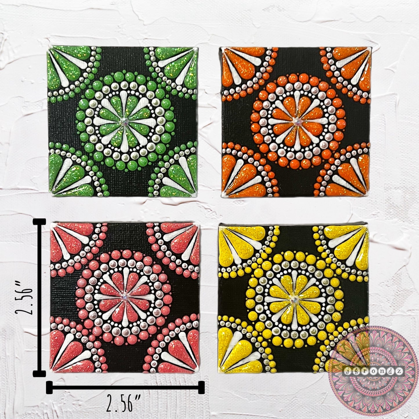 Mini Mandala Citrus Quad Bundle