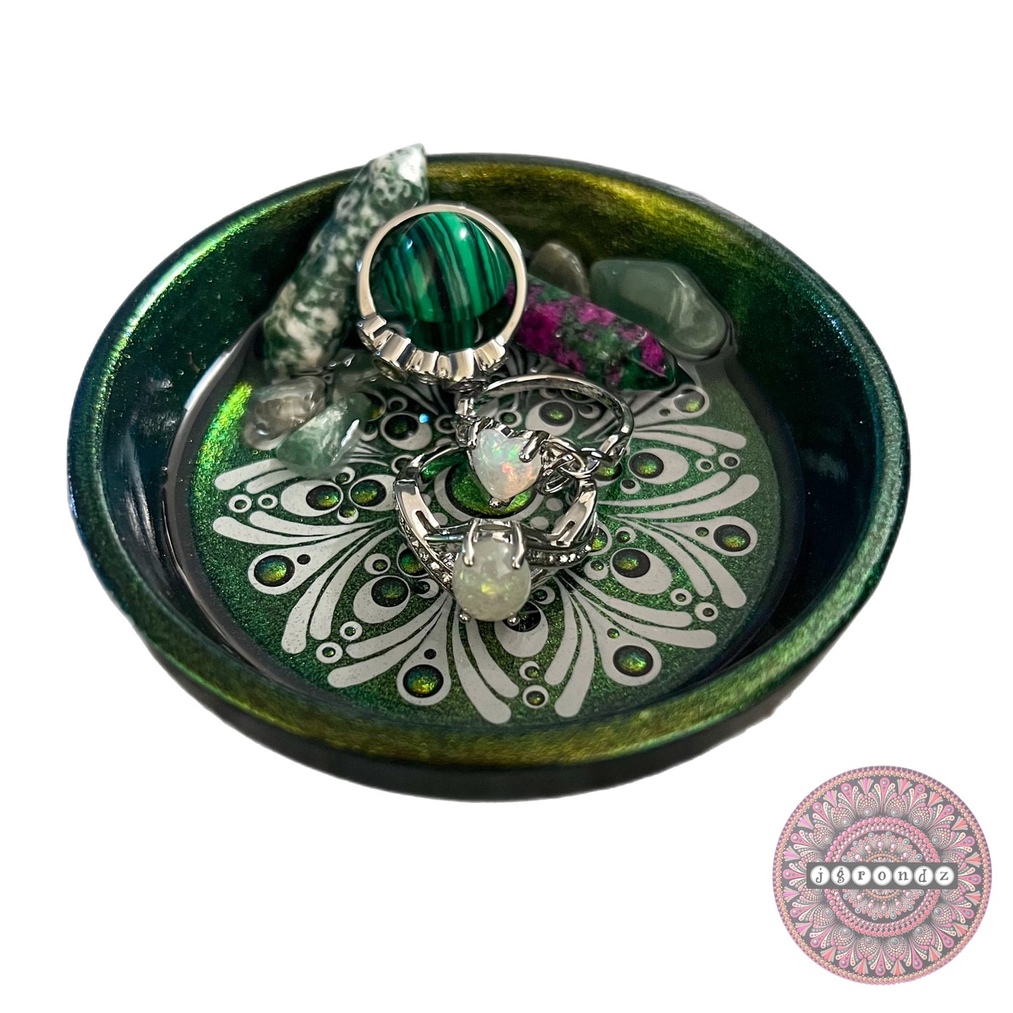 Crystal Mandala Trinket/Jewelry Dish