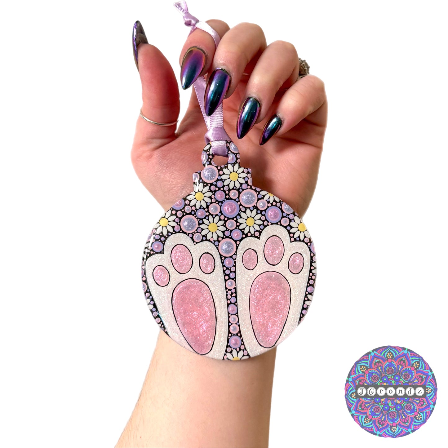 Bunny 4” Wood Ornament