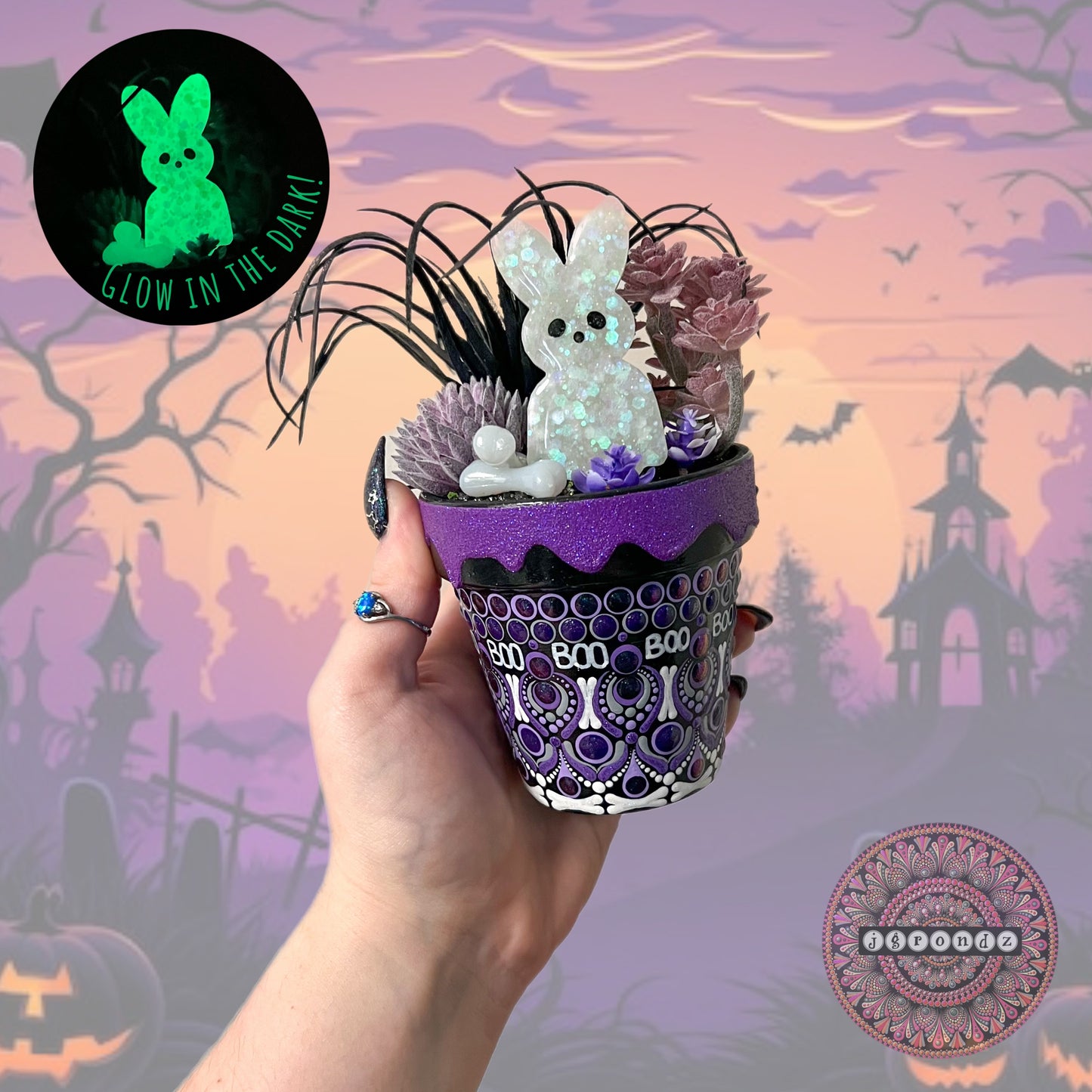 Spookulent Pot with Ghost Peep