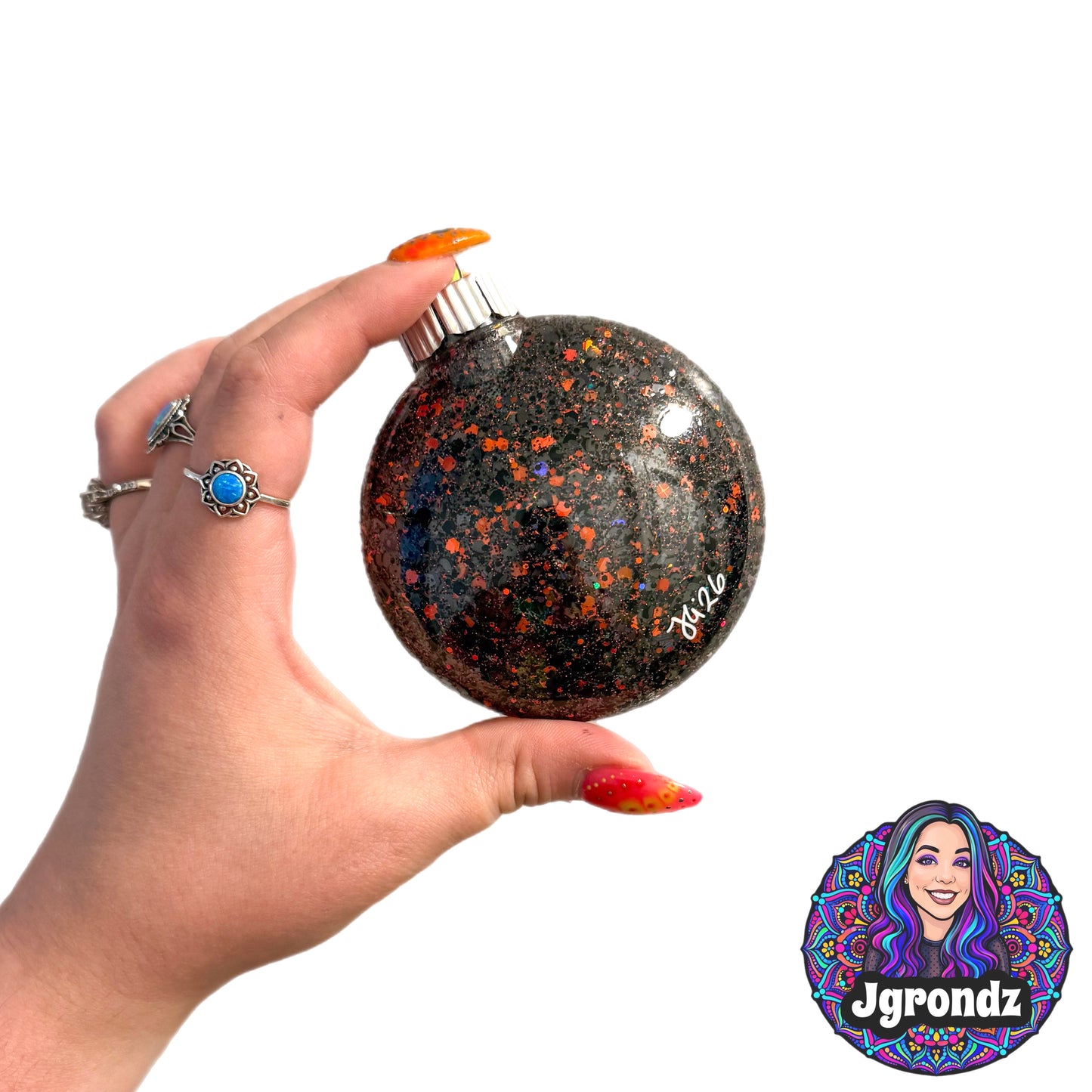 3” Halloween Mandala Ornament