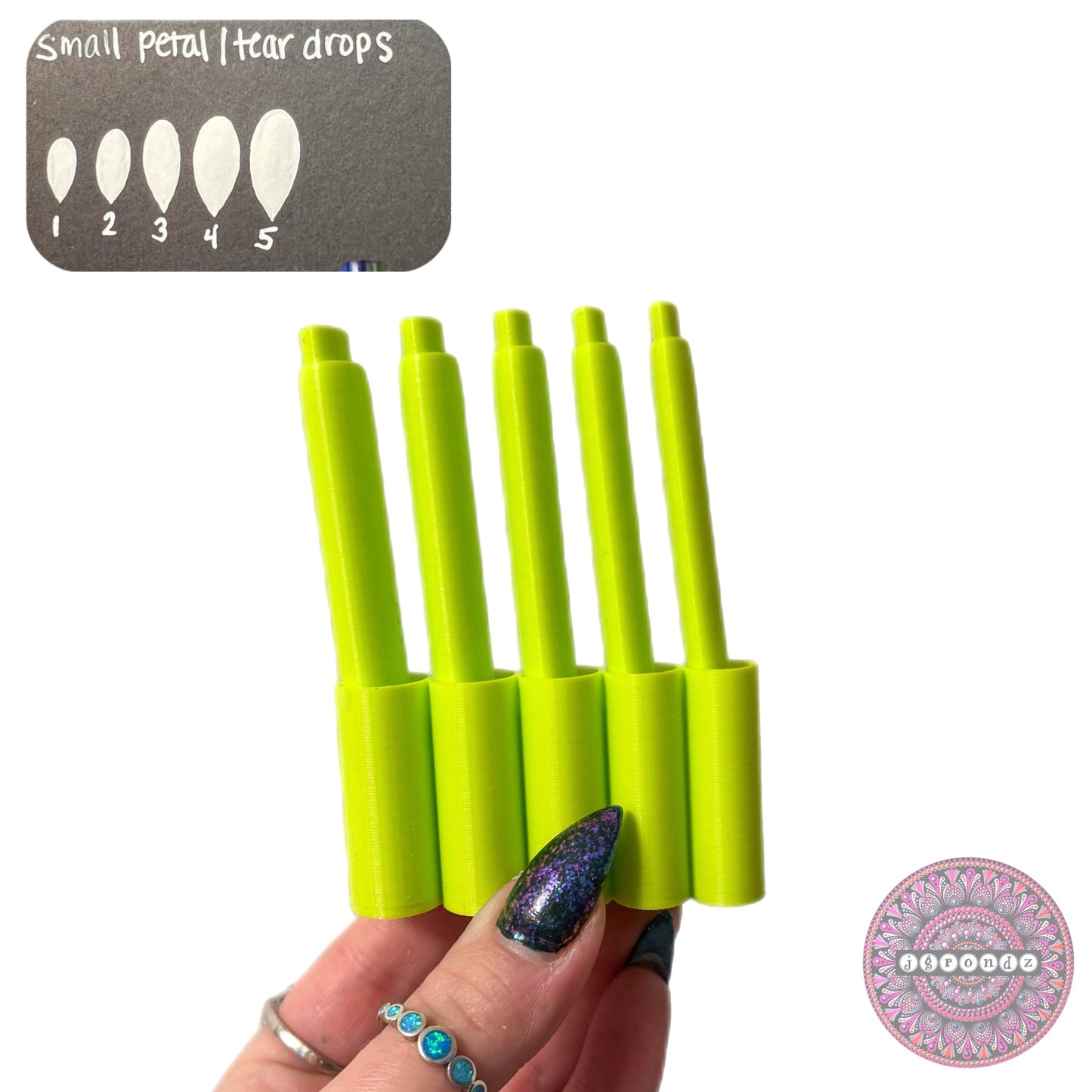 Small Teardrop/Petal Dotting Tools