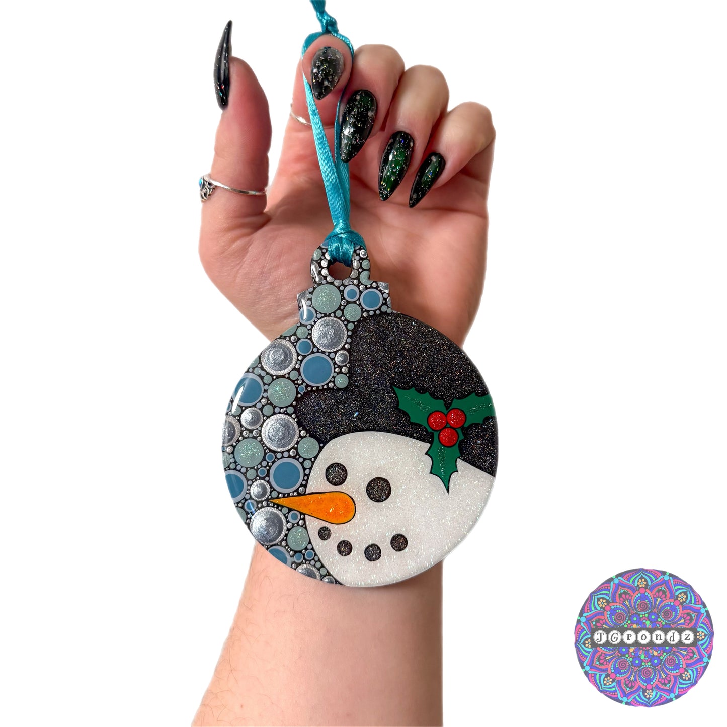 Snowman 4” Wood Ornament