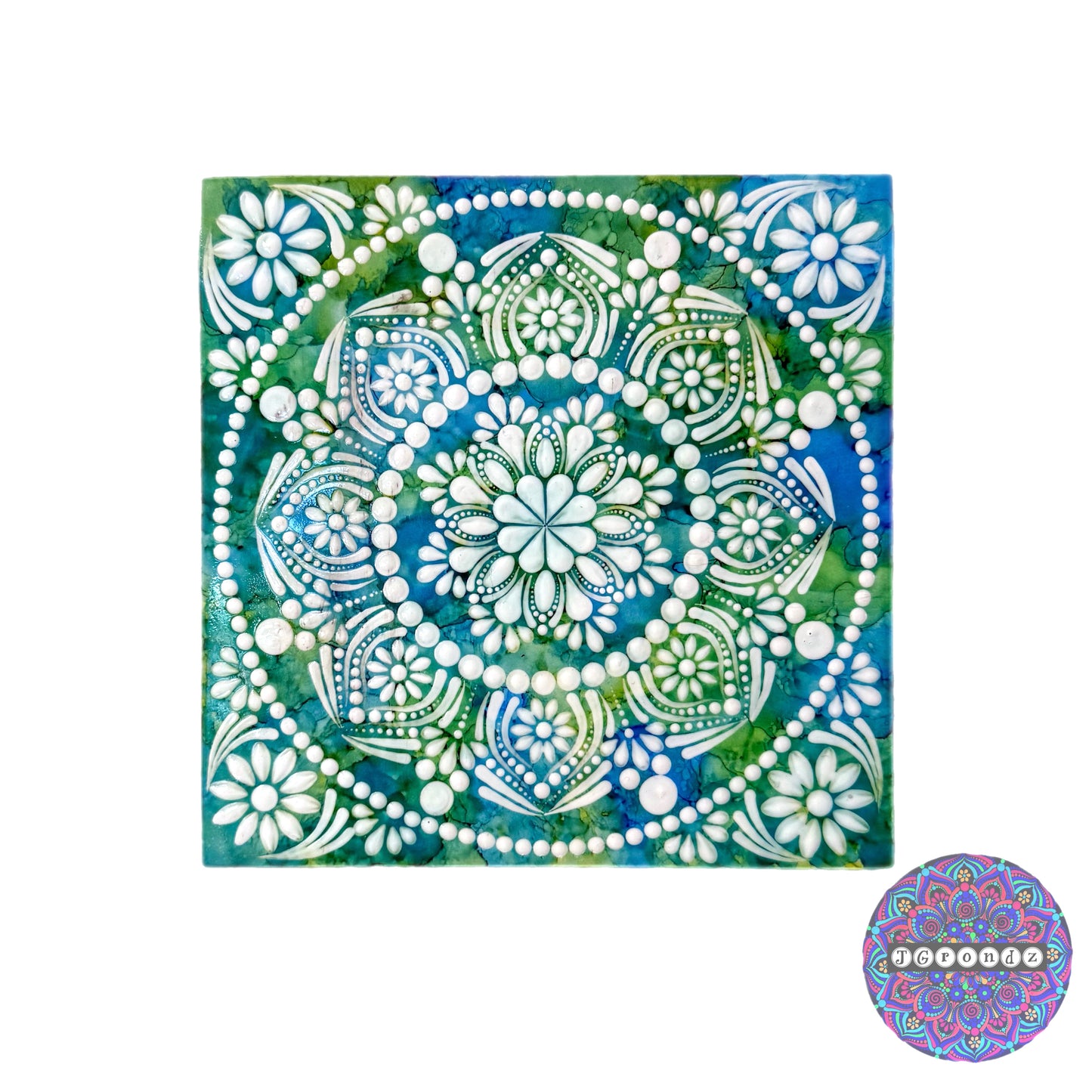 Alcohol Ink & Mandala Painting