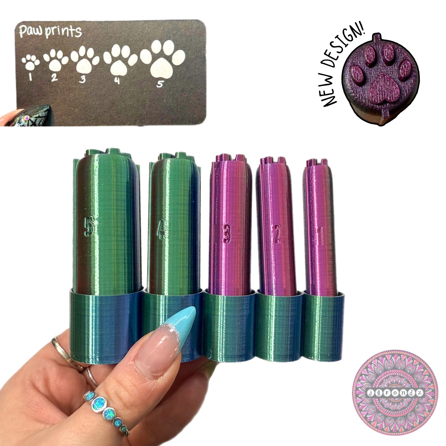 Paw Print Dotting Tools