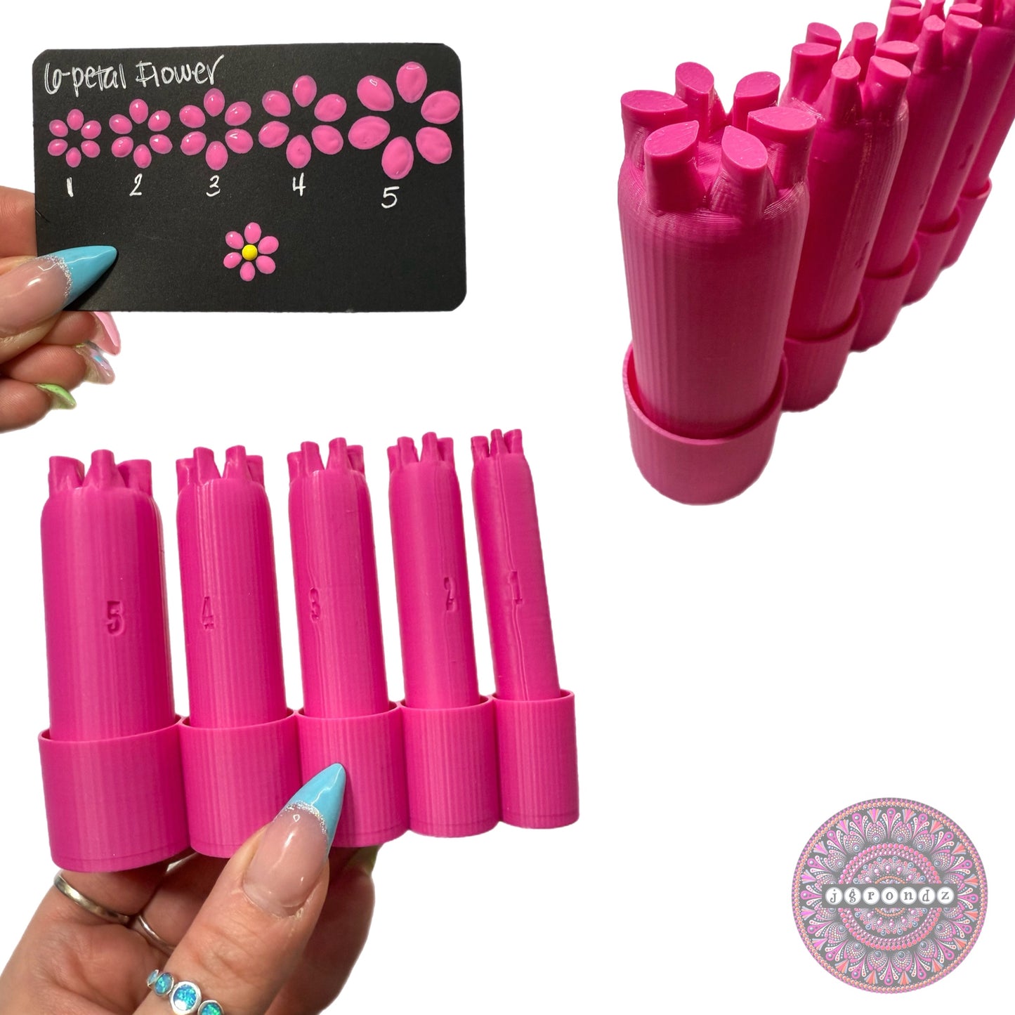 6-Point Flower Dotting Tools