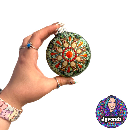 3” Deer Mandala Ornament