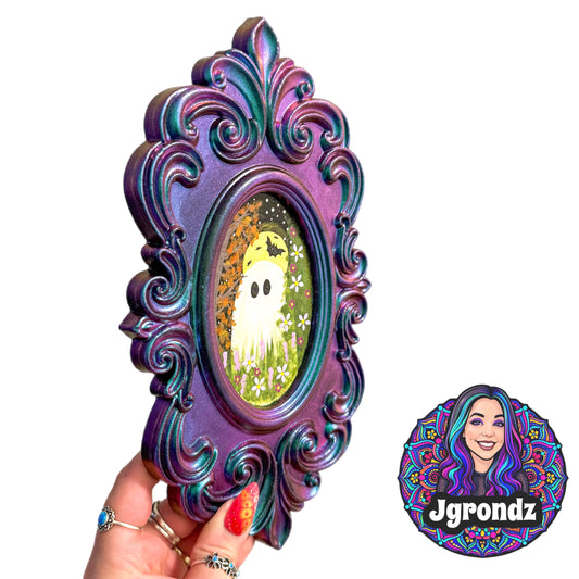 Ghost Picture Frame Painting