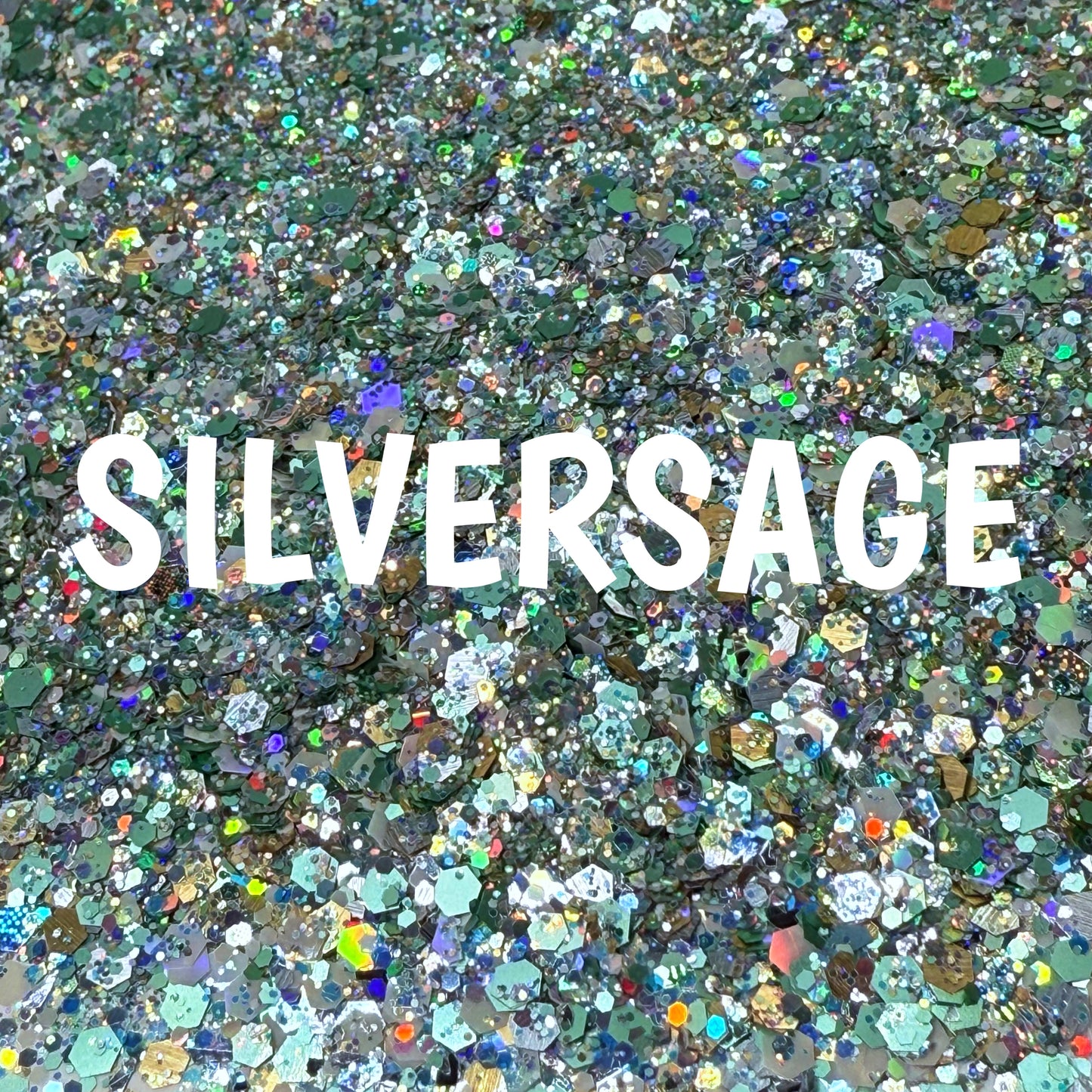 1oz - Custom Silversage Glitter