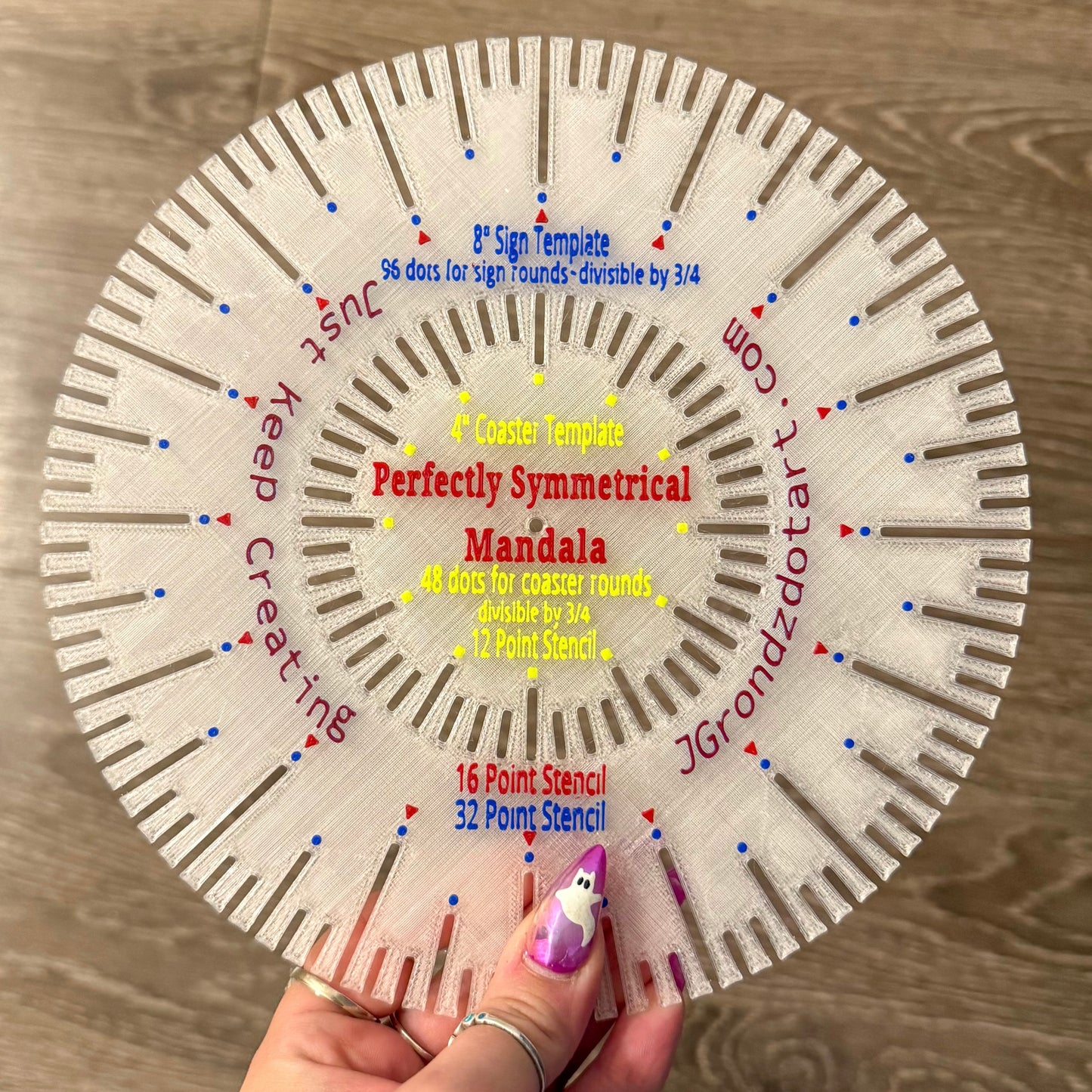 “PSM” - Perfectly Symmetical Mandala Guideline Helper