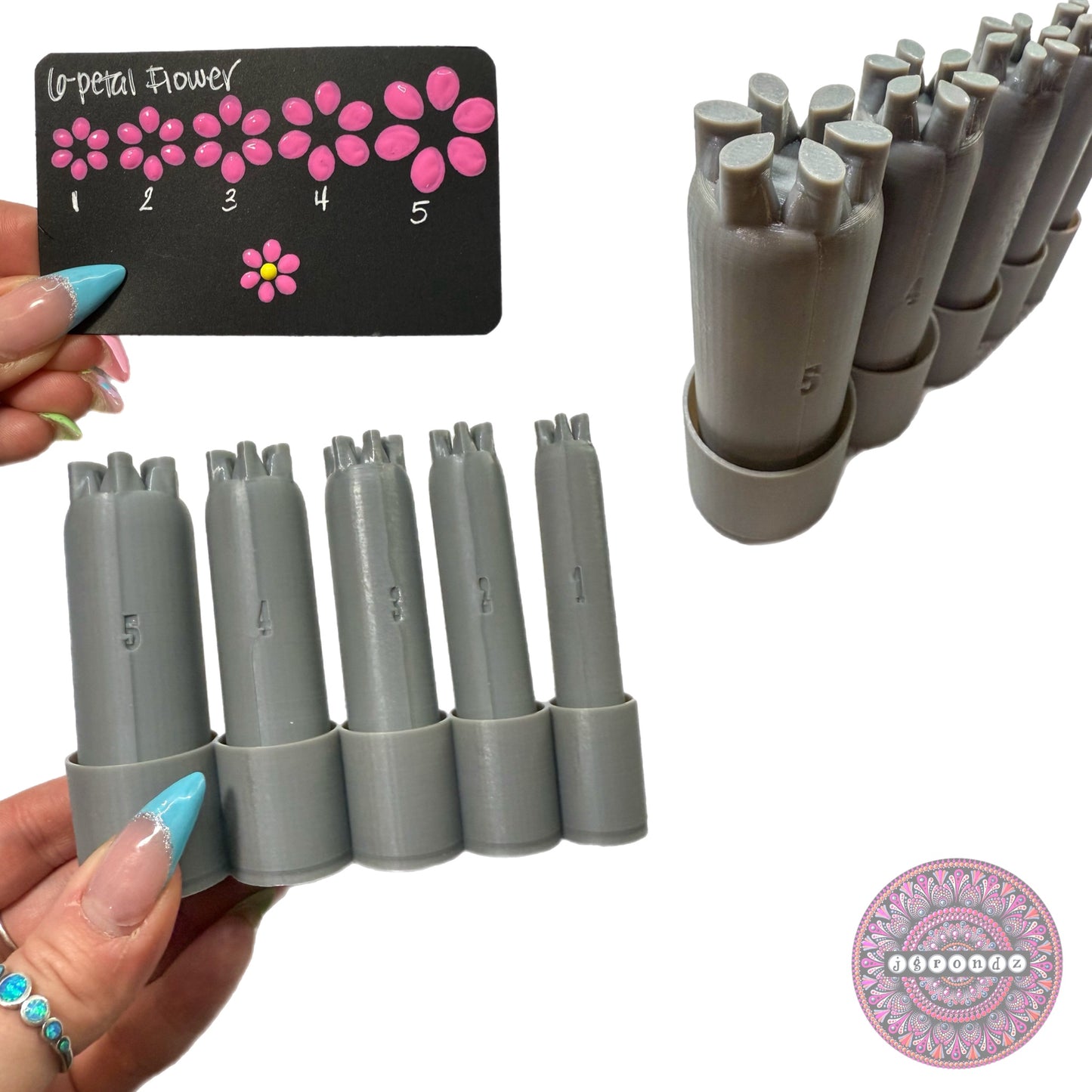 6-Point Flower Dotting Tools