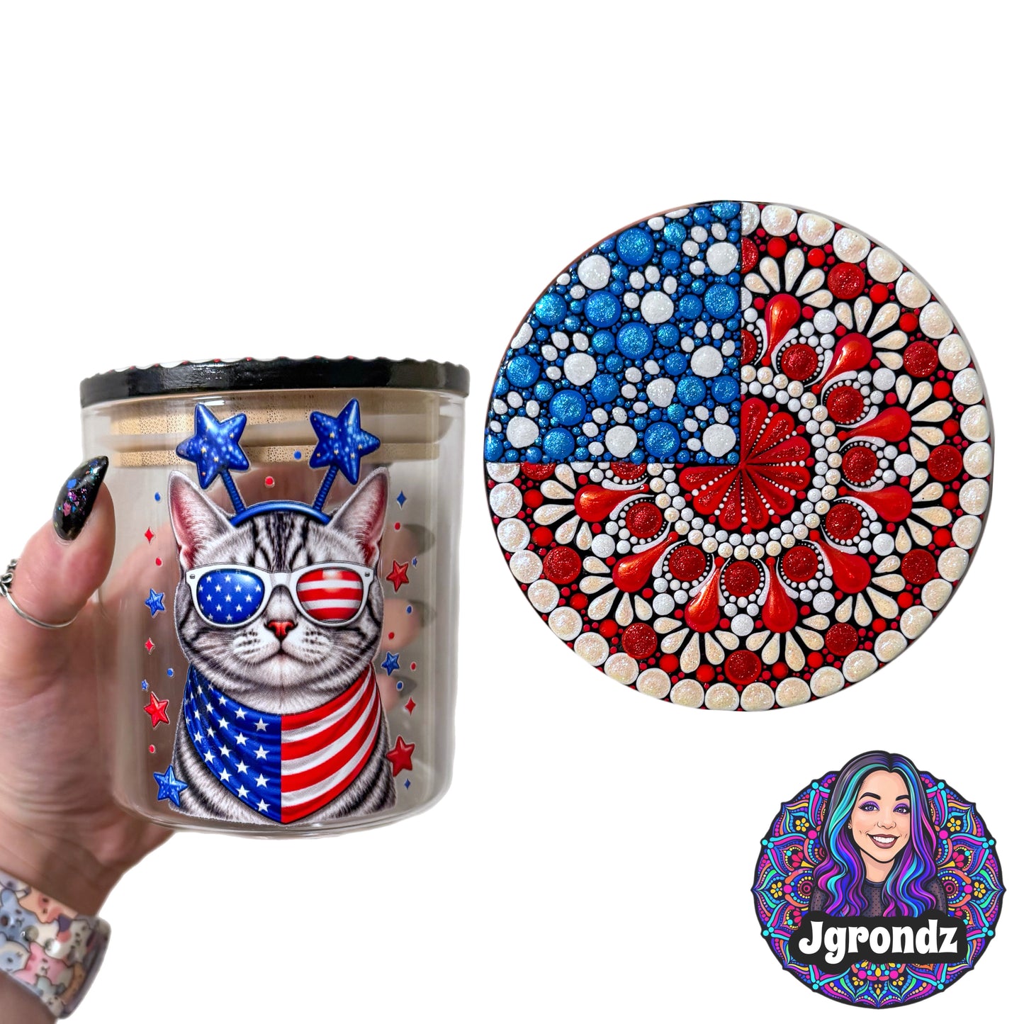 Mandala Stash Jar