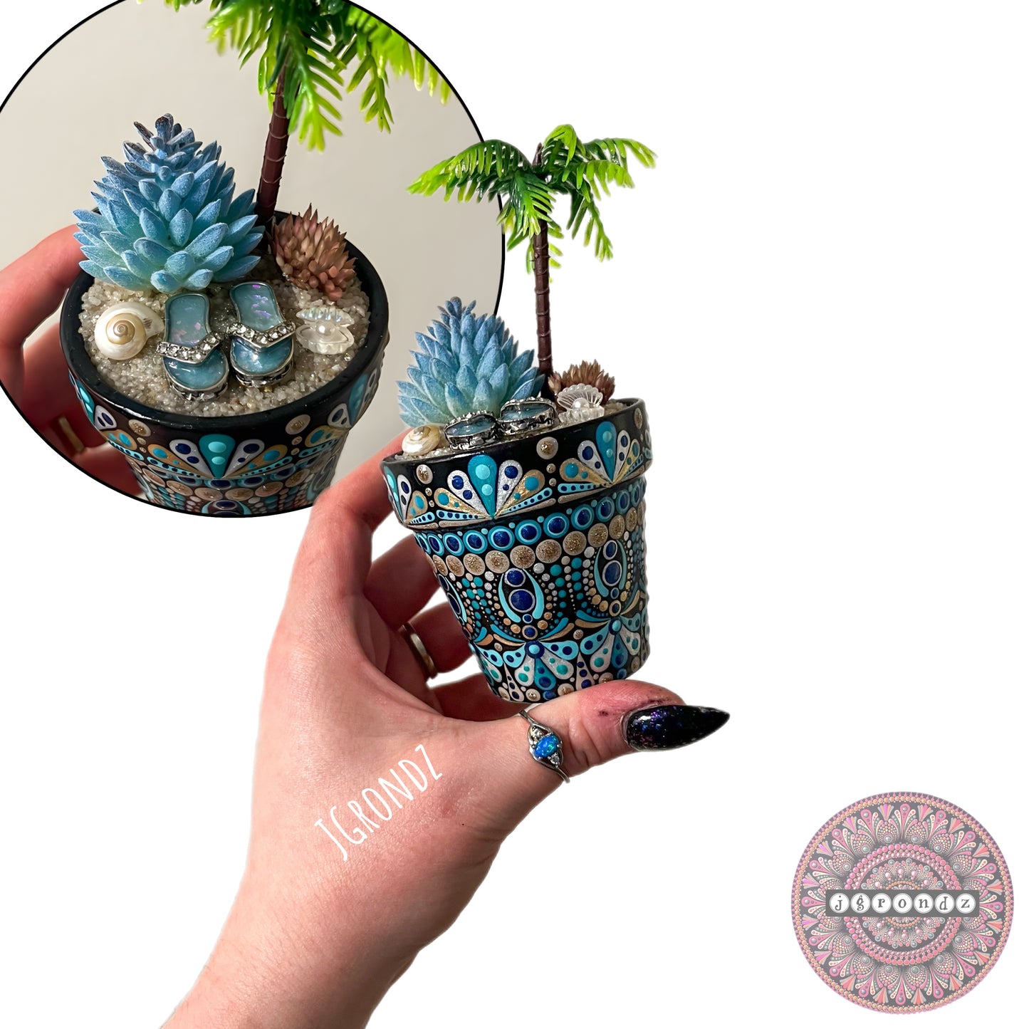 Beachy Pretty Pot