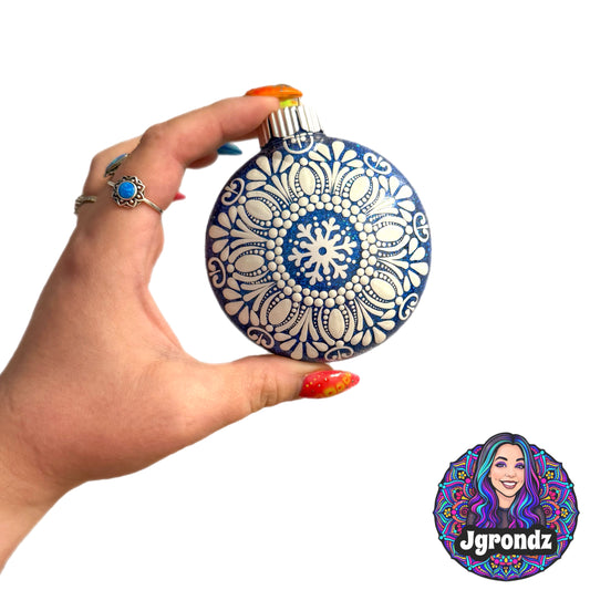 3” Snowflake Mandala Ornament